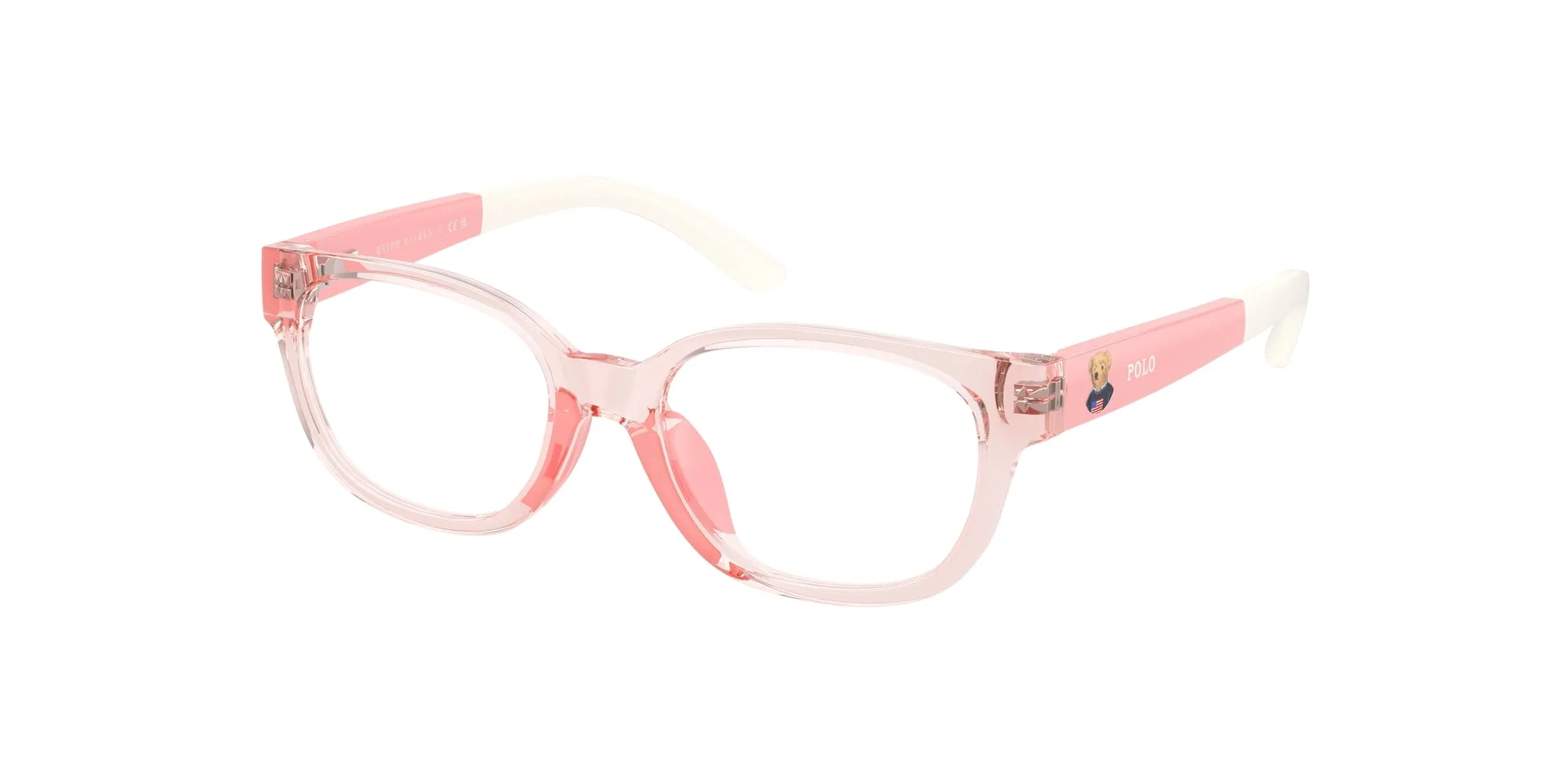 Polo Ralph Lauren PP8551U 6266 Montature da vista Iniettato Rosa Pillow Normale - immagine 1