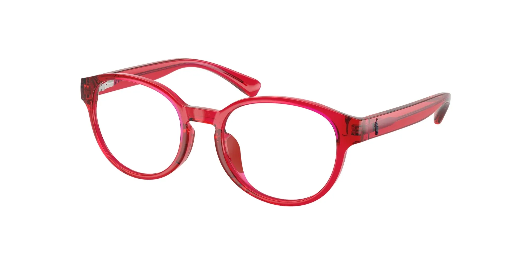 Polo Ralph Lauren PP8550U 5102 Montature da vista Iniettato Rosso Pantos Normale - immagine 1