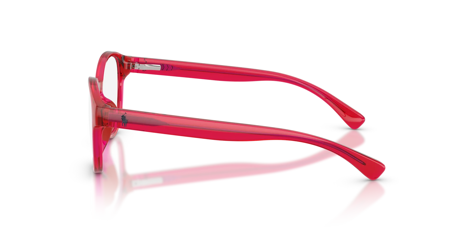 Polo Ralph Lauren PP8550U 5102 Montature da vista Iniettato Rosso Pantos Normale - immagine 4