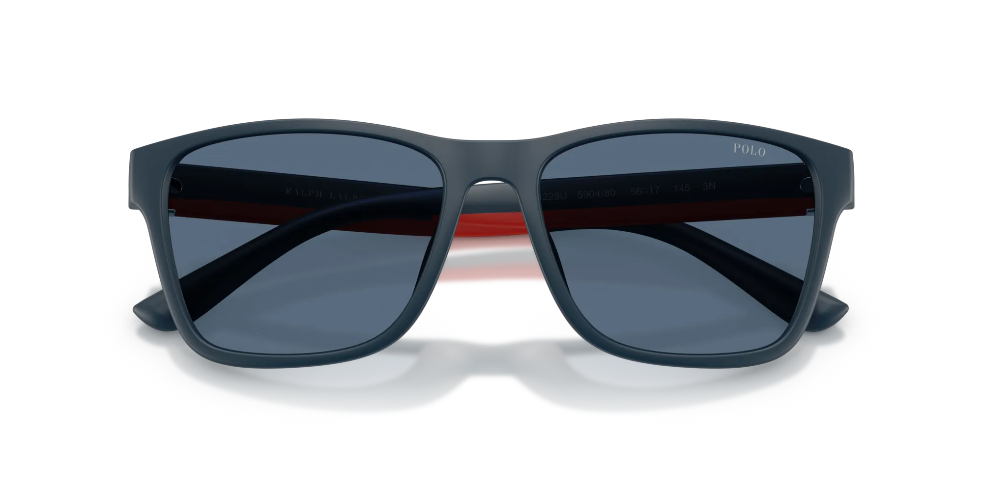 Polo Ralph Lauren PH4229U 590480 Occhiali da sole Iniettato Blu Blu Squadrata Normale - immagine 2