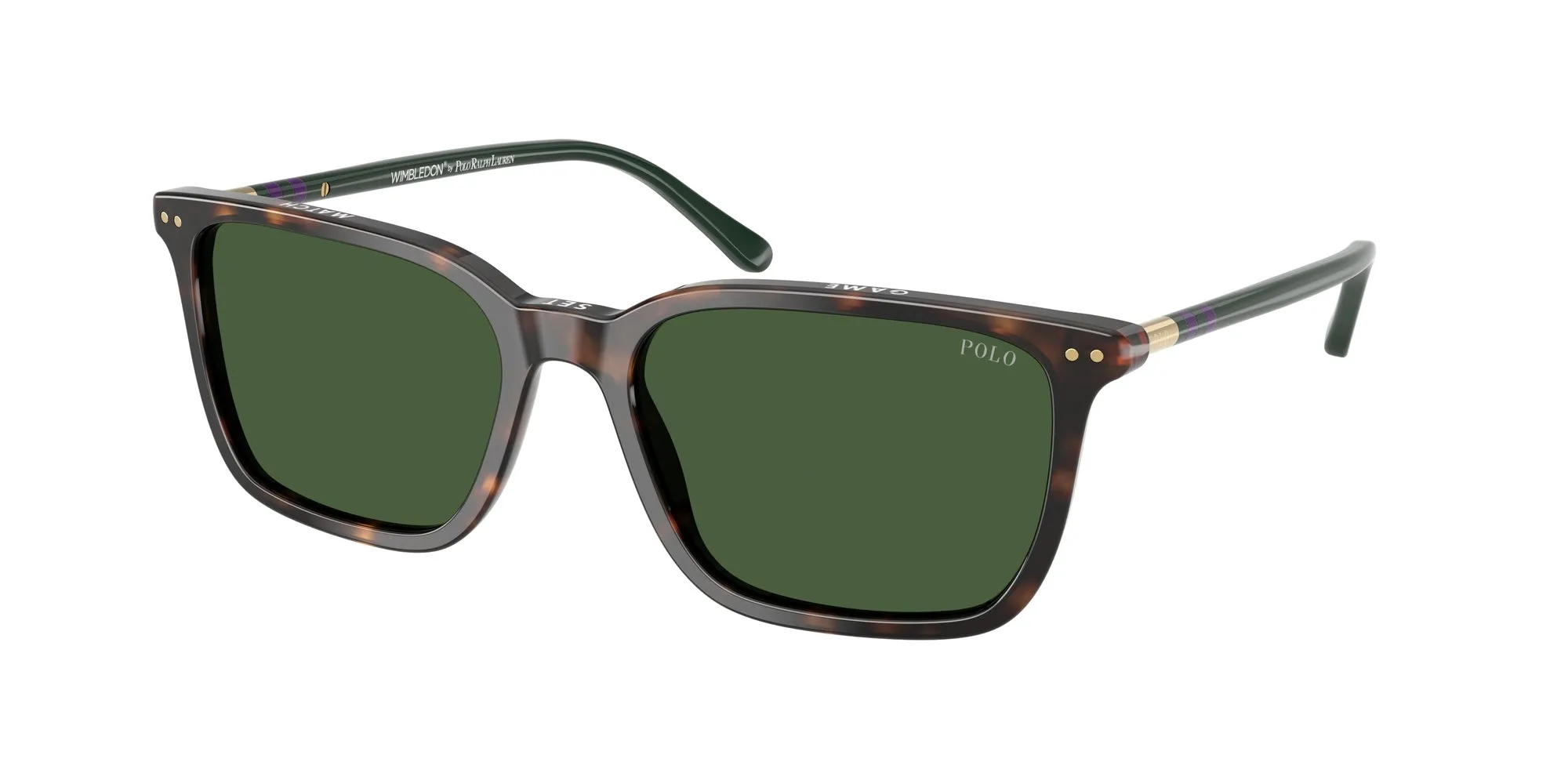 Polo Ralph Lauren PH4226 567371 Occhiali da sole Acetato Tartaruga Verde Pillow Normale - immagine 1