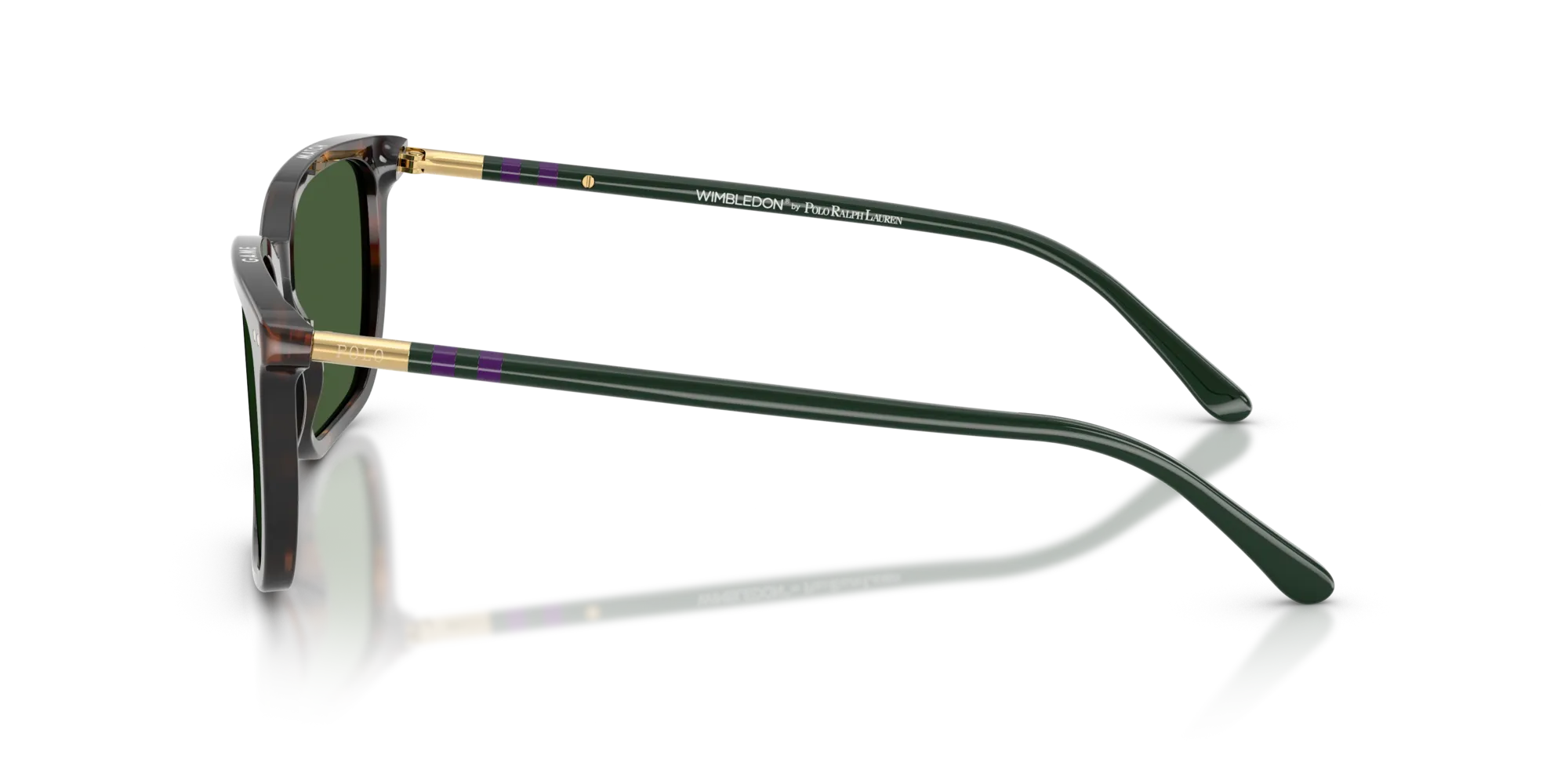 Polo Ralph Lauren PH4226 567371 Occhiali da sole Acetato Tartaruga Verde Pillow Normale - immagine 4