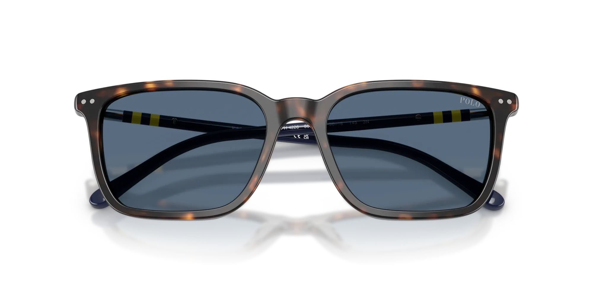 Polo Ralph Lauren PH4226 500380 Occhiali da sole Acetato Tartaruga Blu Pillow Normale - immagine 2