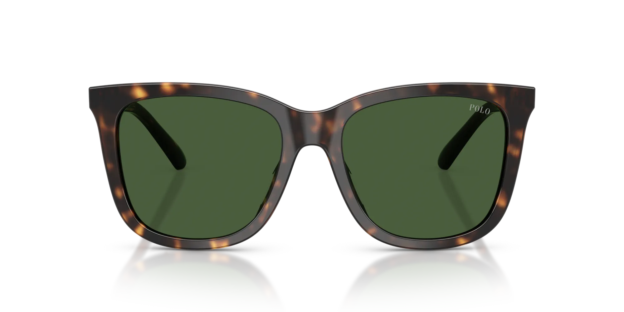 Polo Ralph Lauren PH4201U 500371 Occhiali da sole Acetato Tartaruga Verde Squadrata Normale - immagine 3