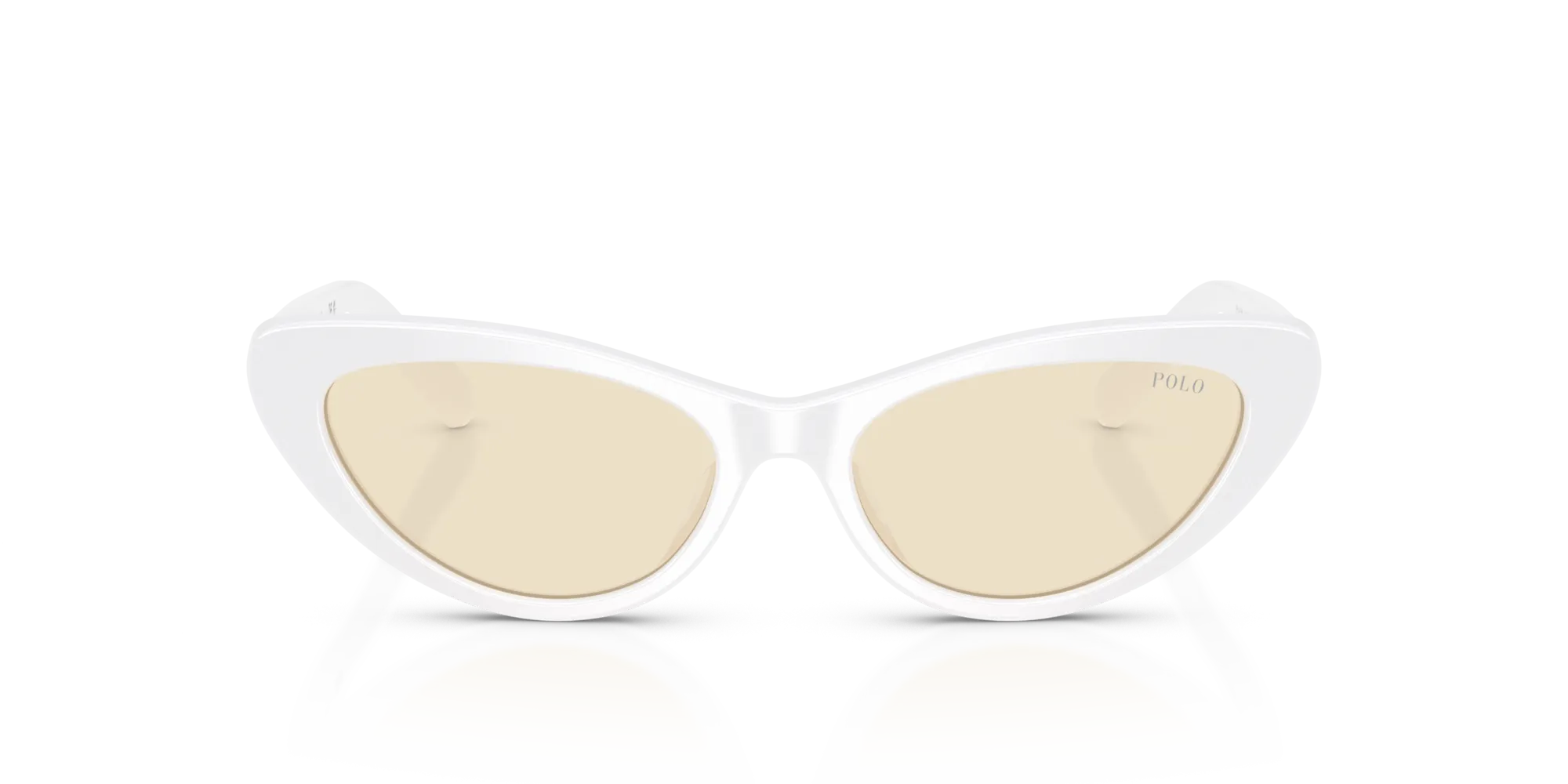 Polo Ralph Lauren PH4199U 5544/8 Occhiali da sole Acetato Bianco Giallo Cat Eye Normale - immagine 3