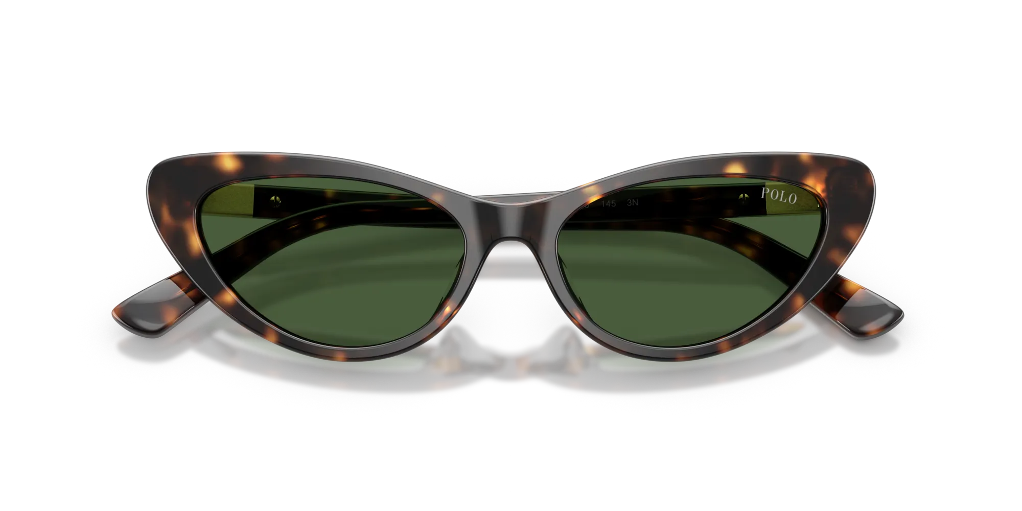 Polo Ralph Lauren PH4199U 500371 Occhiali da sole Acetato Tartaruga Verde Cat Eye Normale - immagine 2