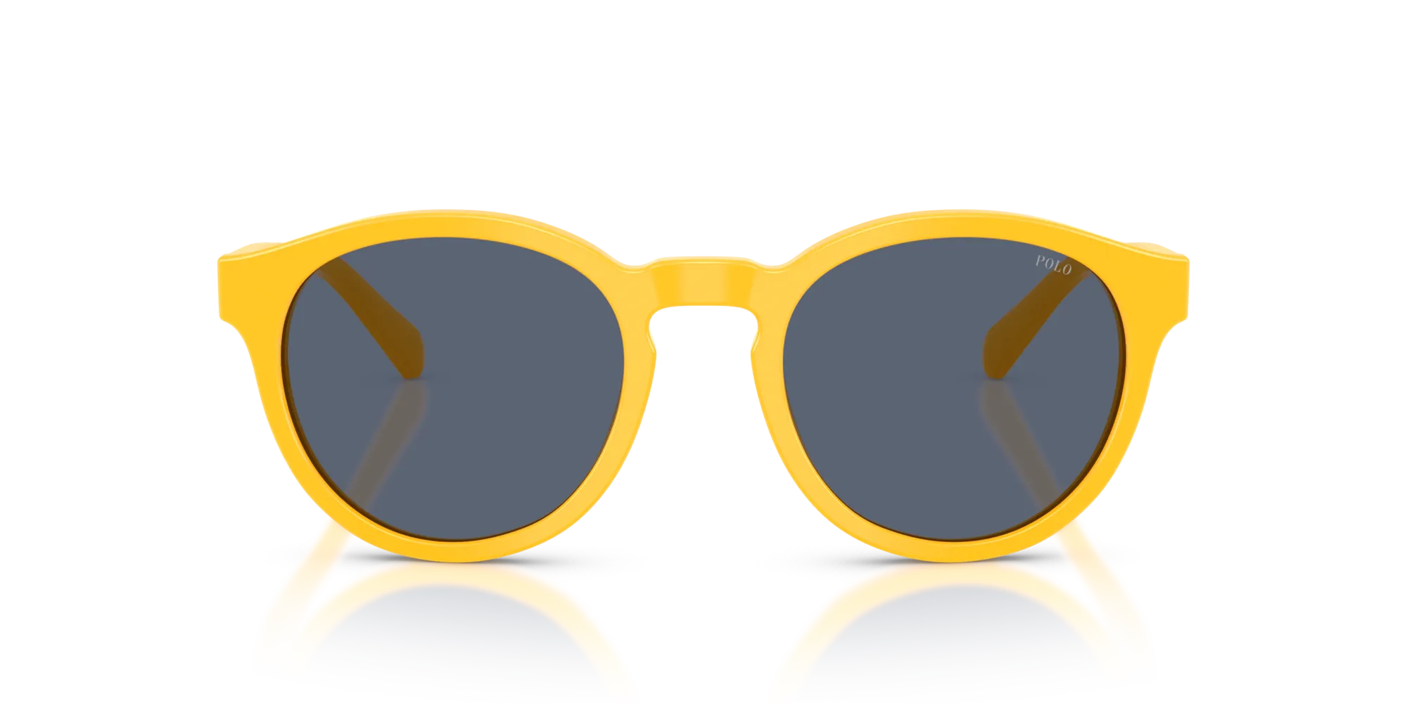 Polo Ralph Lauren PH4192 542087 Occhiali da sole Acetato Giallo Grigio Rotonda Normale - immagine 3