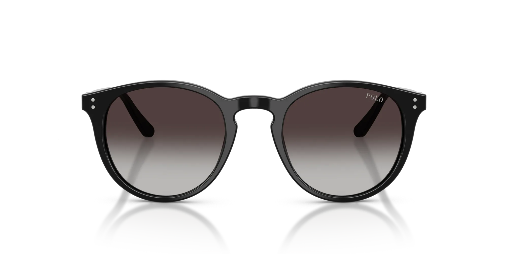 Polo Ralph Lauren PH4110 50018G Occhiali da sole Acetato Nero Grigio Pantos Normale Sfumato - immagine 3