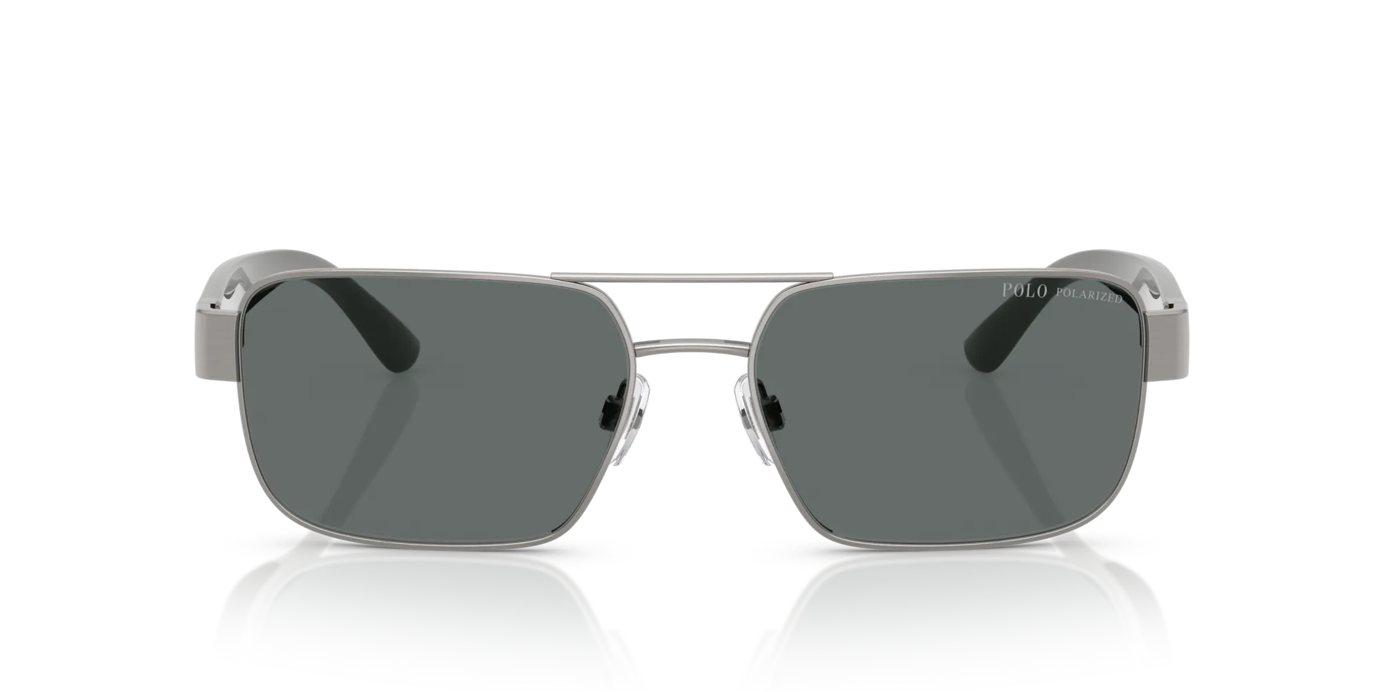 Polo Ralph Lauren PH3161 926681 Occhiali da sole Metallo Grigio Grigio Squadrata Polarizzata - immagine 3