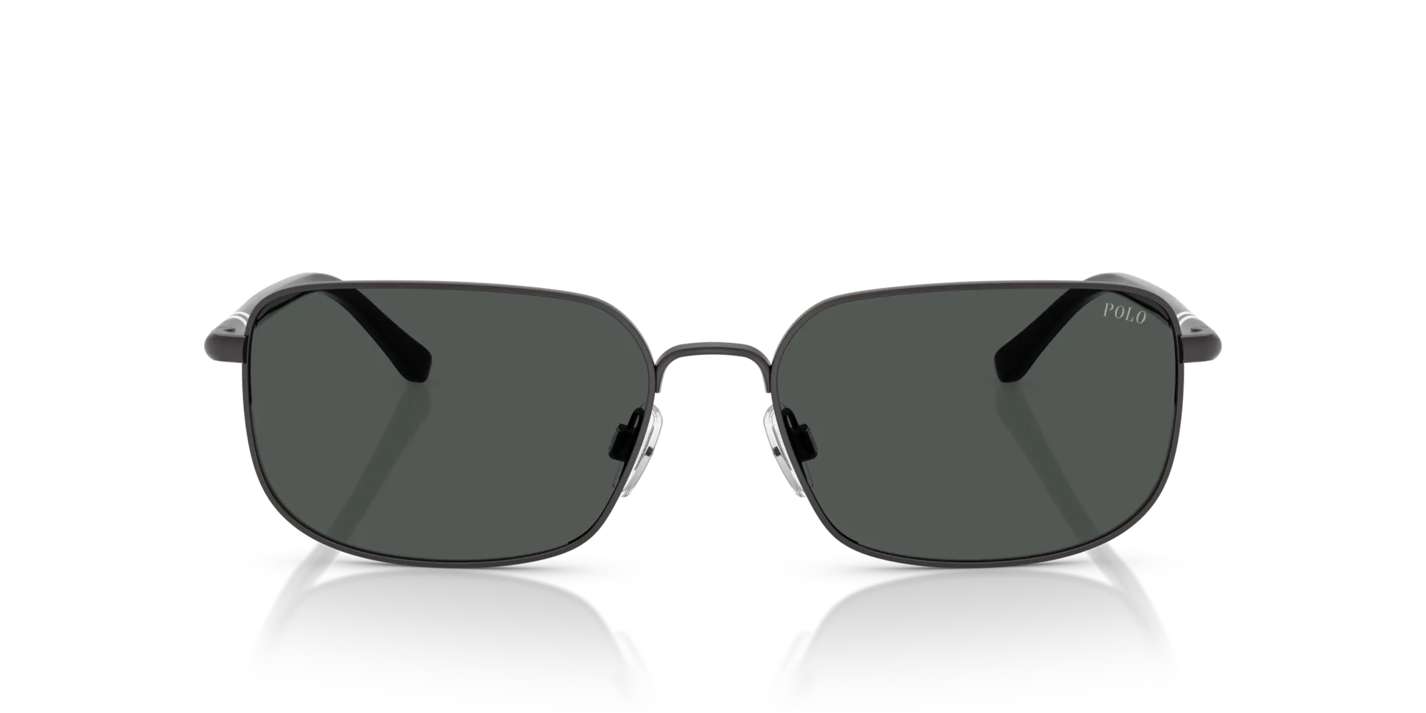 Polo Ralph Lauren PH3159 947987 Occhiali da sole Metallo Grigio Grigio Squadrata Normale - immagine 3