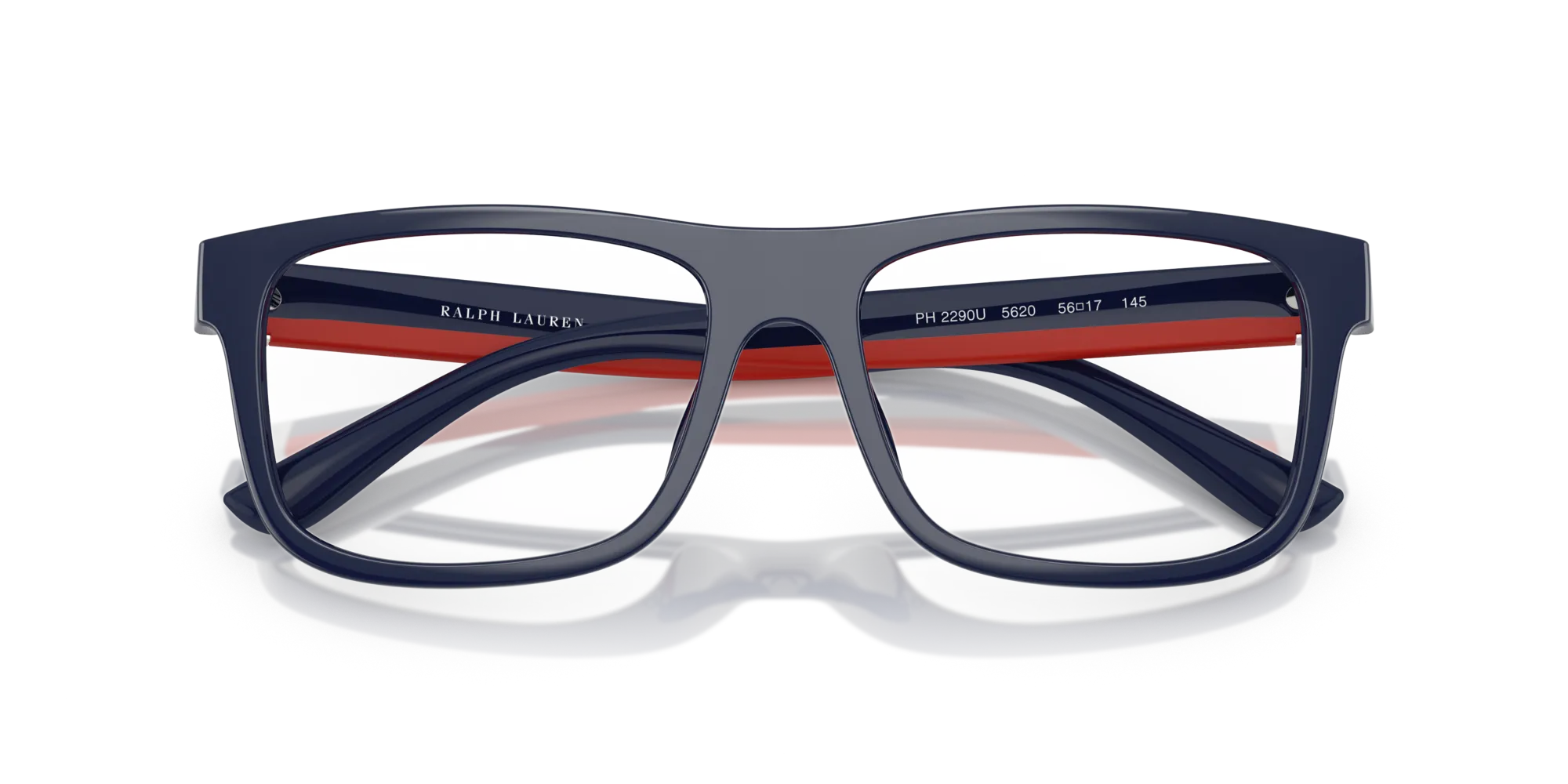Polo Ralph Lauren PH2290U 5620 Montature da vista Iniettato Blu Squadrata Normale - immagine 2
