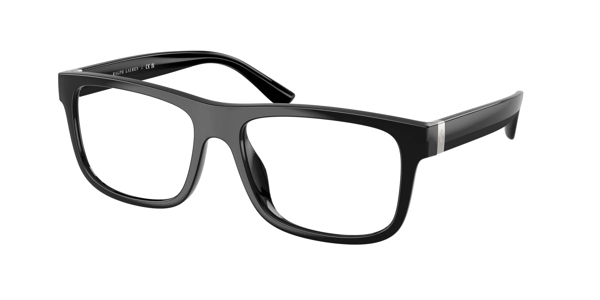 Polo Ralph Lauren PH2290U 5001 Montature da vista Iniettato Nero Squadrata Normale - immagine 1