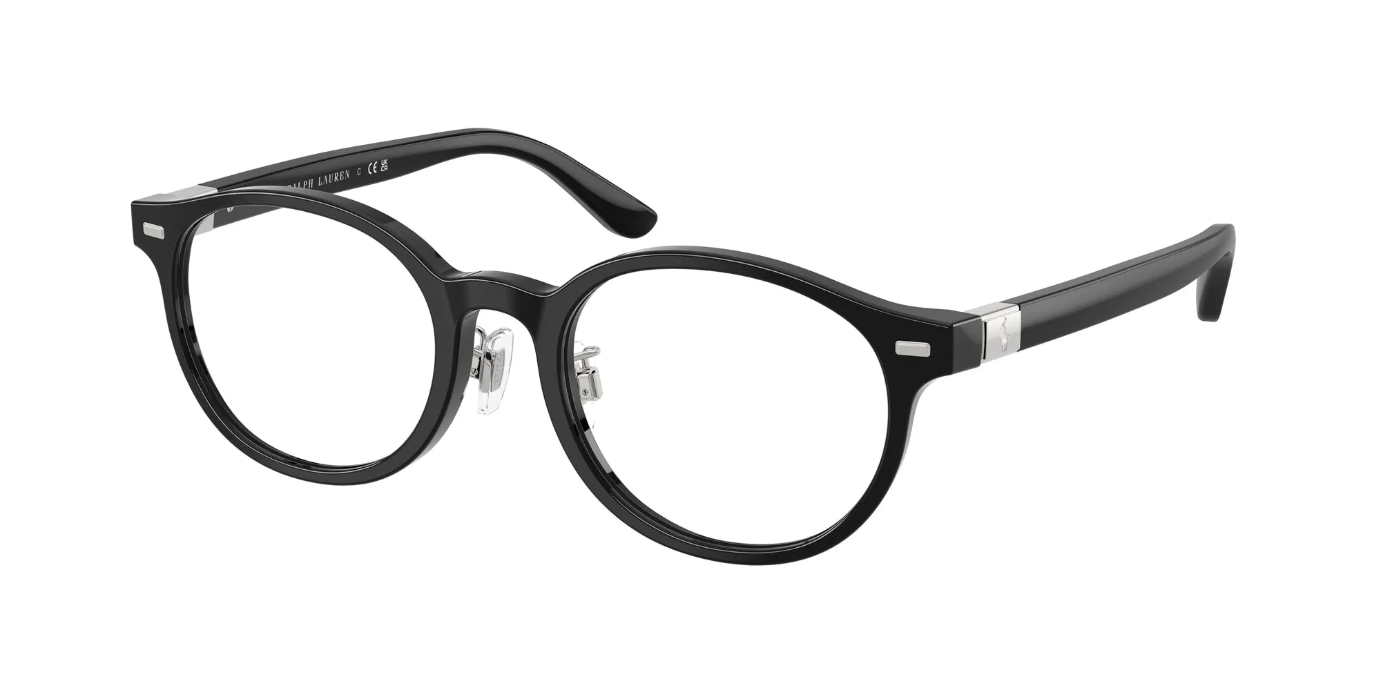 Polo Ralph Lauren PH2289D 5001 Montature da vista Acetato Nero Rotonda Normale - immagine 1