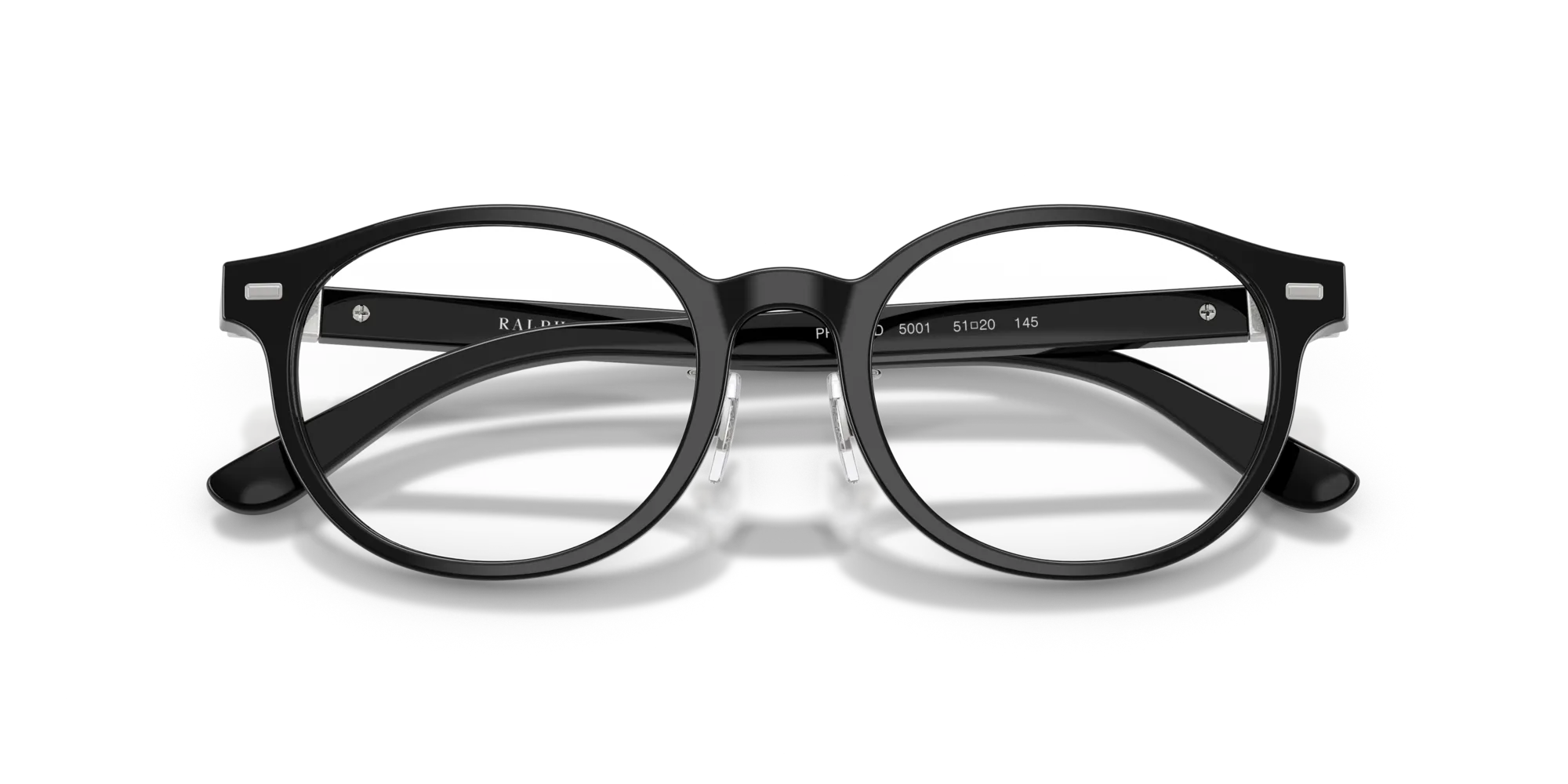 Polo Ralph Lauren PH2289D 5001 Montature da vista Acetato Nero Rotonda Normale - immagine 2