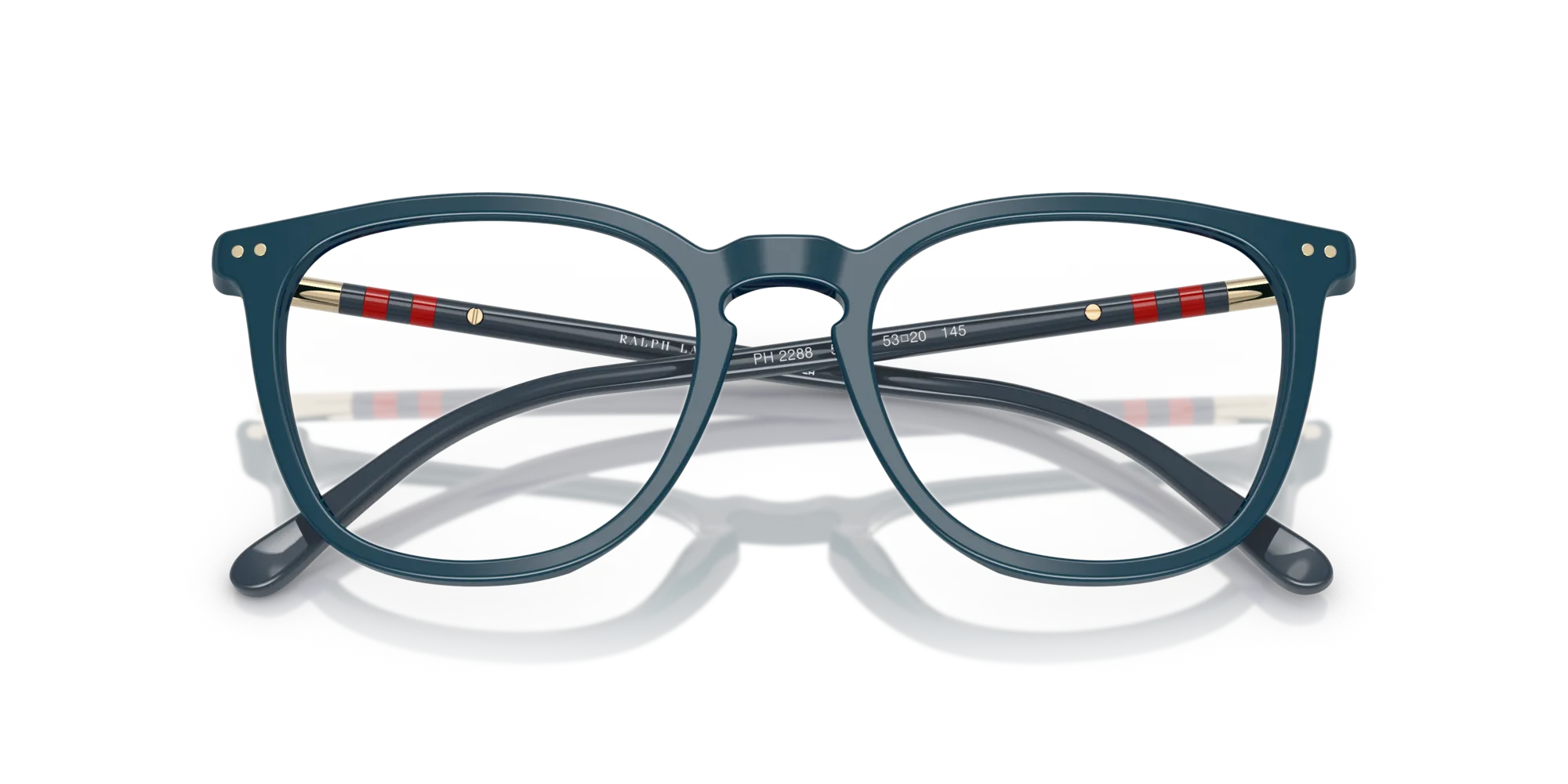 Polo Ralph Lauren PH2288 5465 Montature da vista Acetato Blu Squadrata Normale - immagine 2