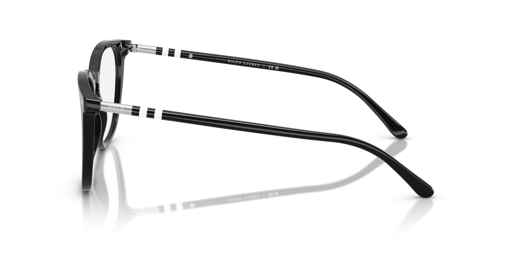 Polo Ralph Lauren PH2288 5001 Montature da vista Acetato Nero Squadrata Normale - immagine 4