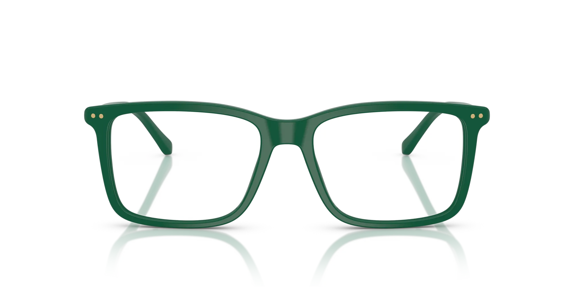 Polo Ralph Lauren PH2287 5421 Montature da vista Acetato Verde Squadrata Normale - immagine 3