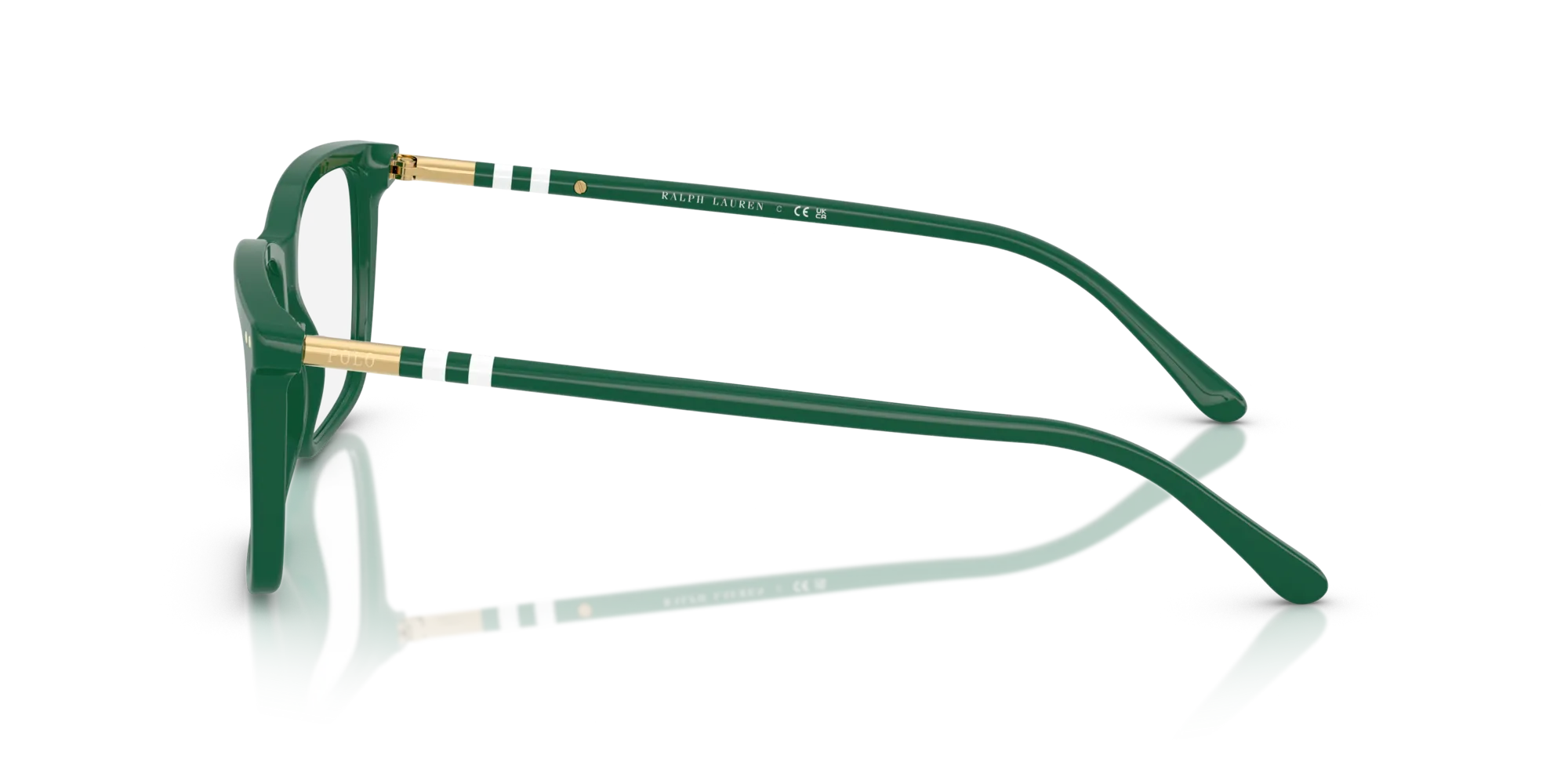 Polo Ralph Lauren PH2287 5421 Montature da vista Acetato Verde Squadrata Normale - immagine 4