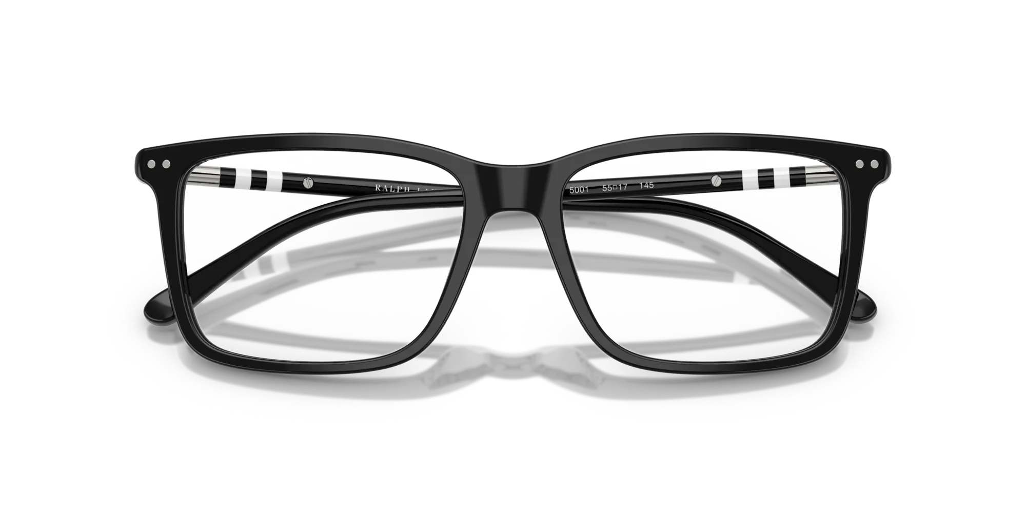 Polo Ralph Lauren PH2287 5001 Montature da vista Acetato Nero Squadrata Normale - immagine 2