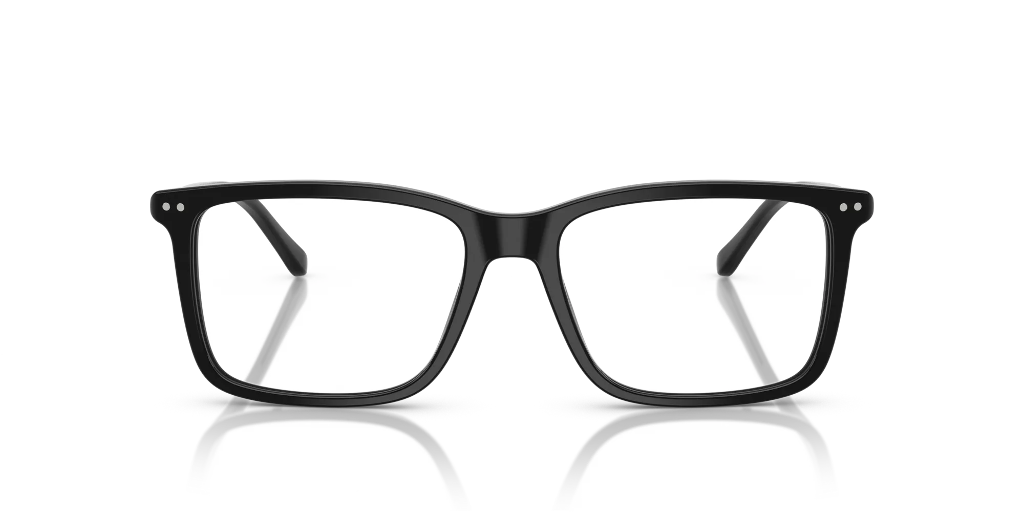 Polo Ralph Lauren PH2287 5001 Montature da vista Acetato Nero Squadrata Normale - immagine 3