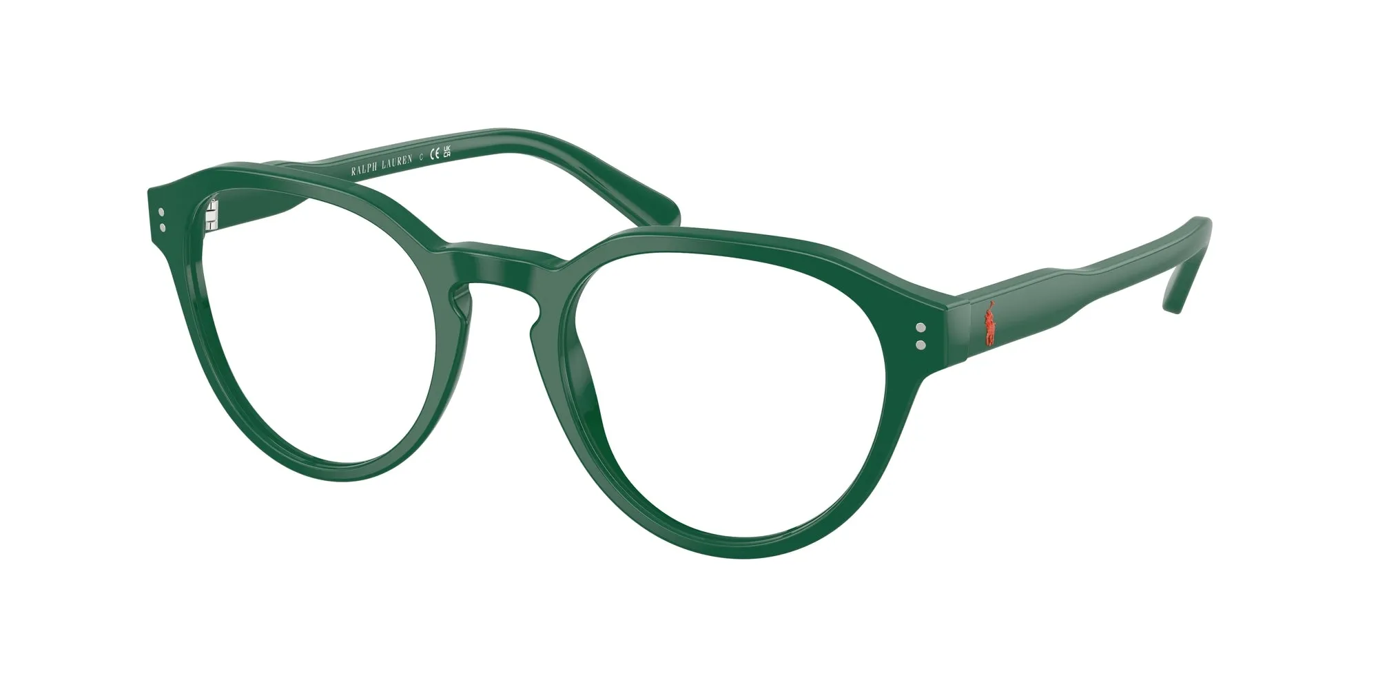 Polo Ralph Lauren PH2233 6141 Montature da vista Acetato Verde Pantos Normale - immagine 1