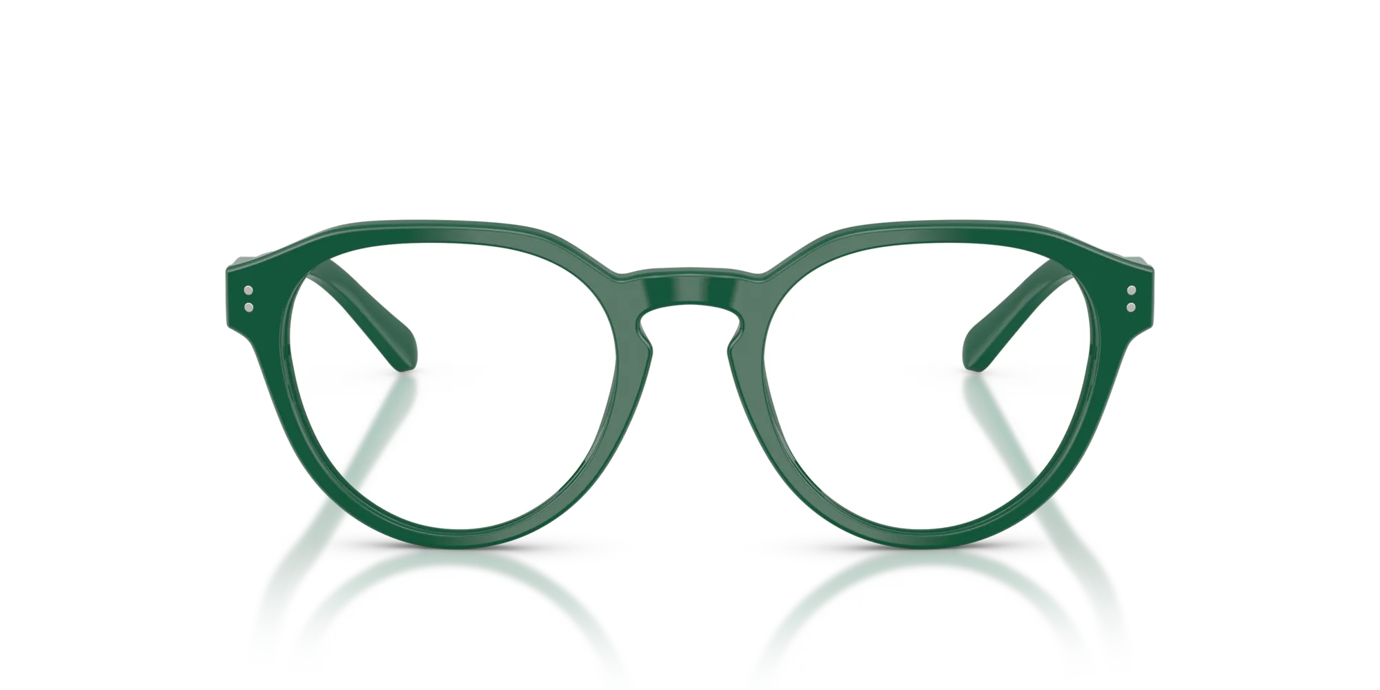 Polo Ralph Lauren PH2233 6141 Montature da vista Acetato Verde Pantos Normale - immagine 3