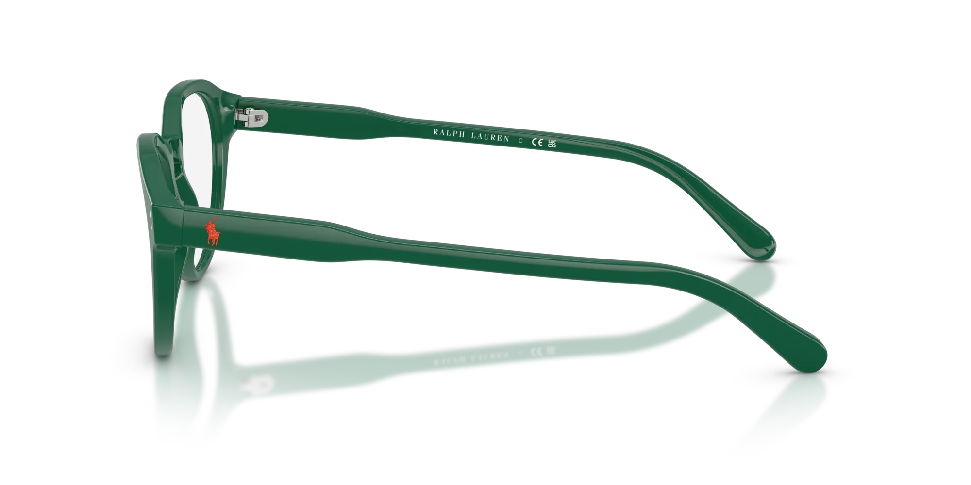 Polo Ralph Lauren PH2233 6141 Montature da vista Acetato Verde Pantos Normale - immagine 4