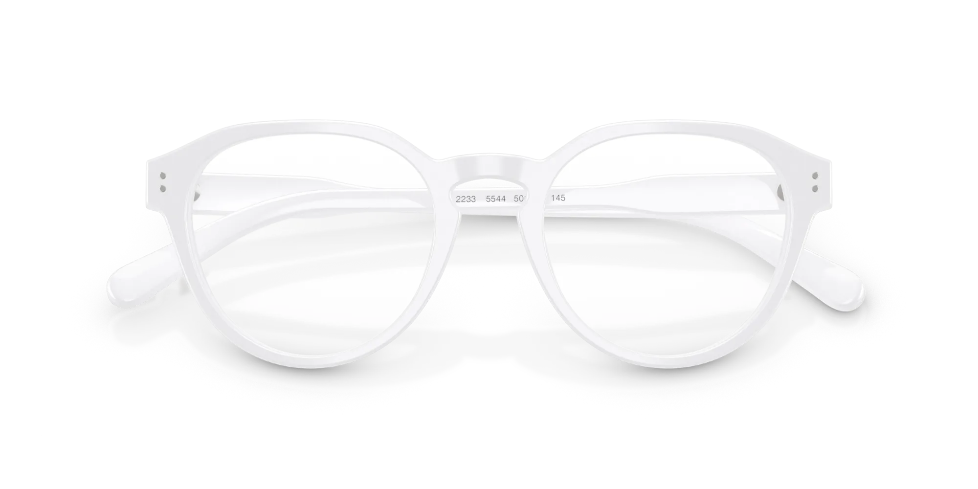Polo Ralph Lauren PH2233 5544 Montature da vista Acetato Bianco Pantos Normale - immagine 2