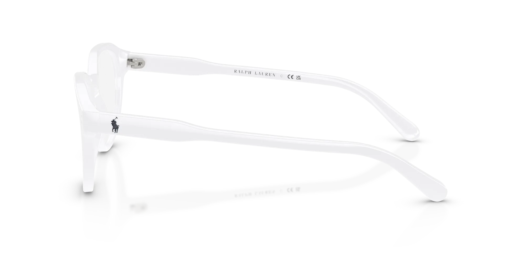Polo Ralph Lauren PH2233 5544 Montature da vista Acetato Bianco Pantos Normale - immagine 4