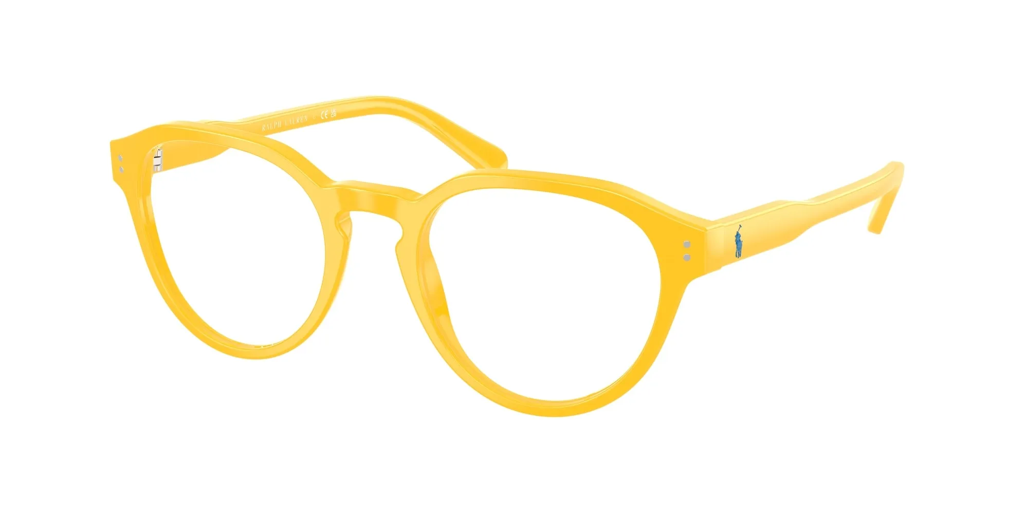 Polo Ralph Lauren PH2233 5420 Montature da vista Acetato Giallo Pantos Normale - immagine 1
