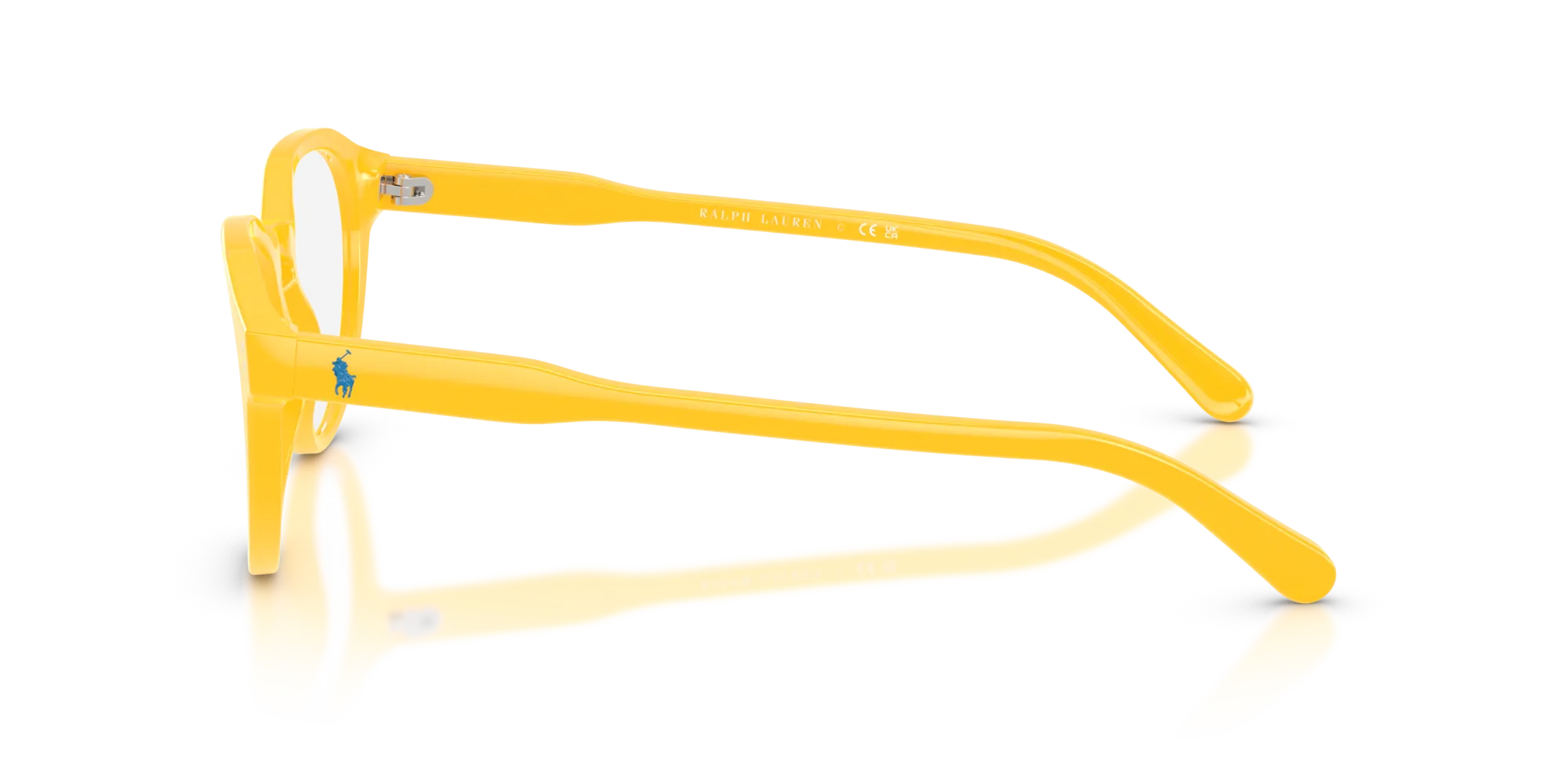 Polo Ralph Lauren PH2233 5420 Montature da vista Acetato Giallo Pantos Normale - immagine 4