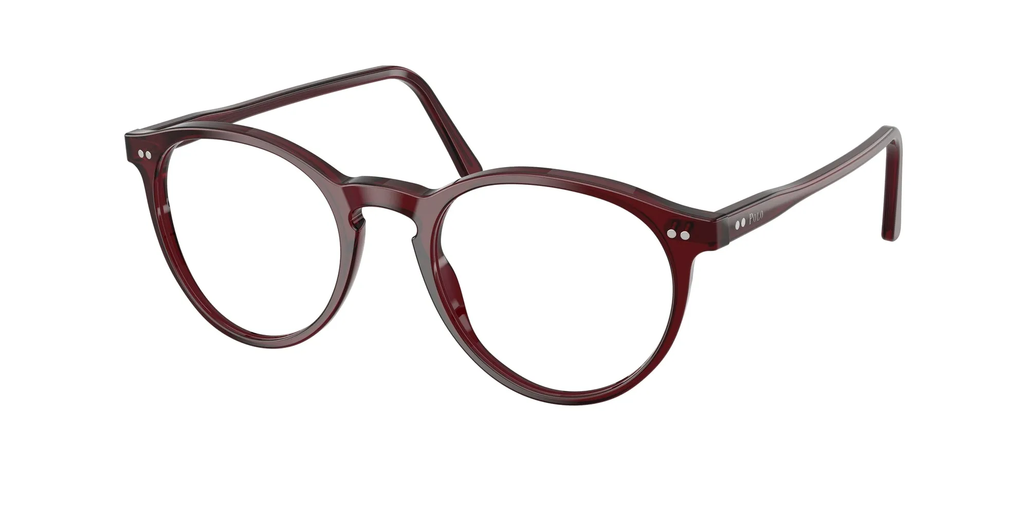 Polo Ralph Lauren PH2083 6146 Montature da vista Acetato Rosso Pantos Normale - immagine 1