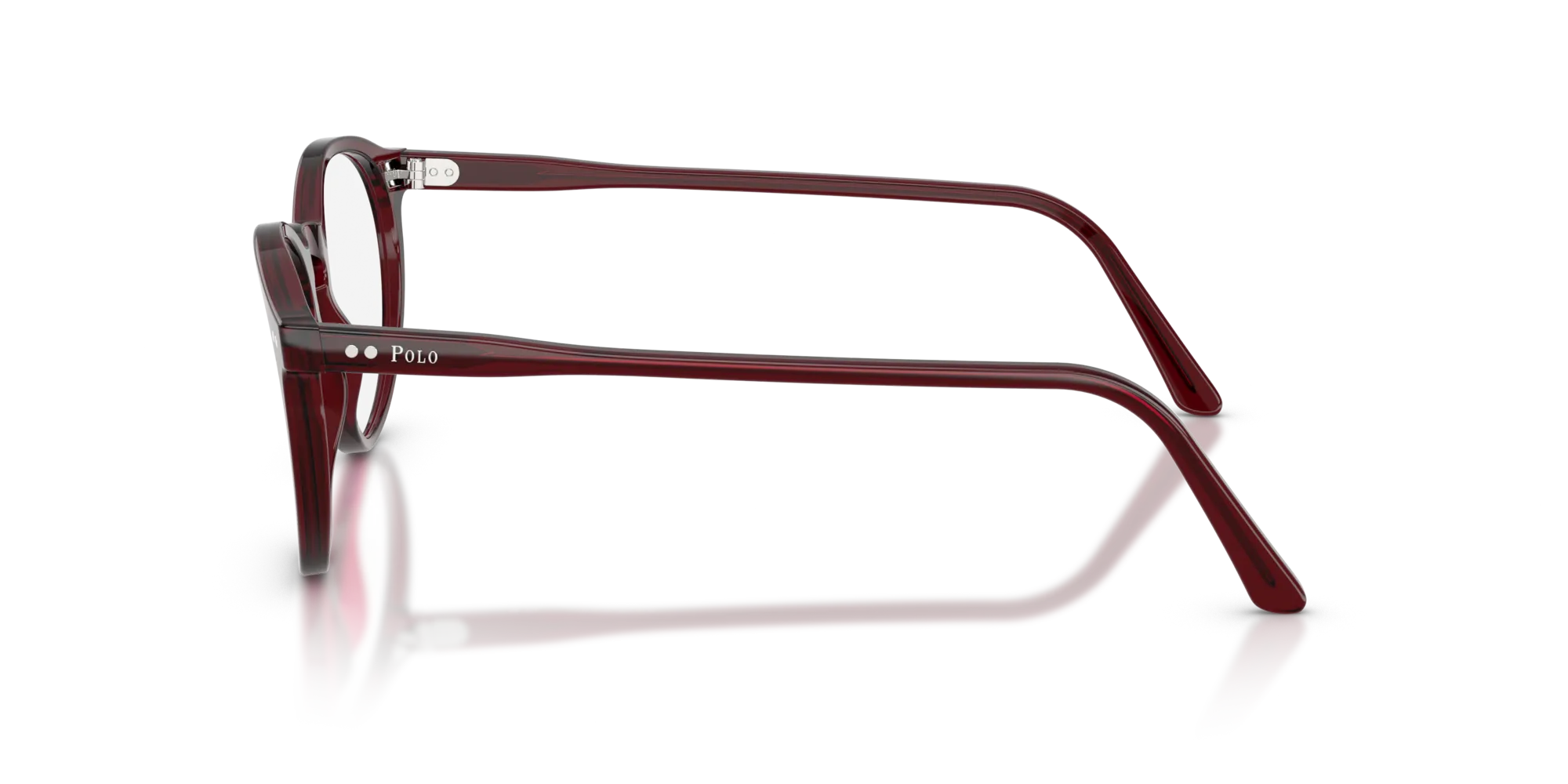 Polo Ralph Lauren PH2083 6146 Montature da vista Acetato Rosso Pantos Normale - immagine 4