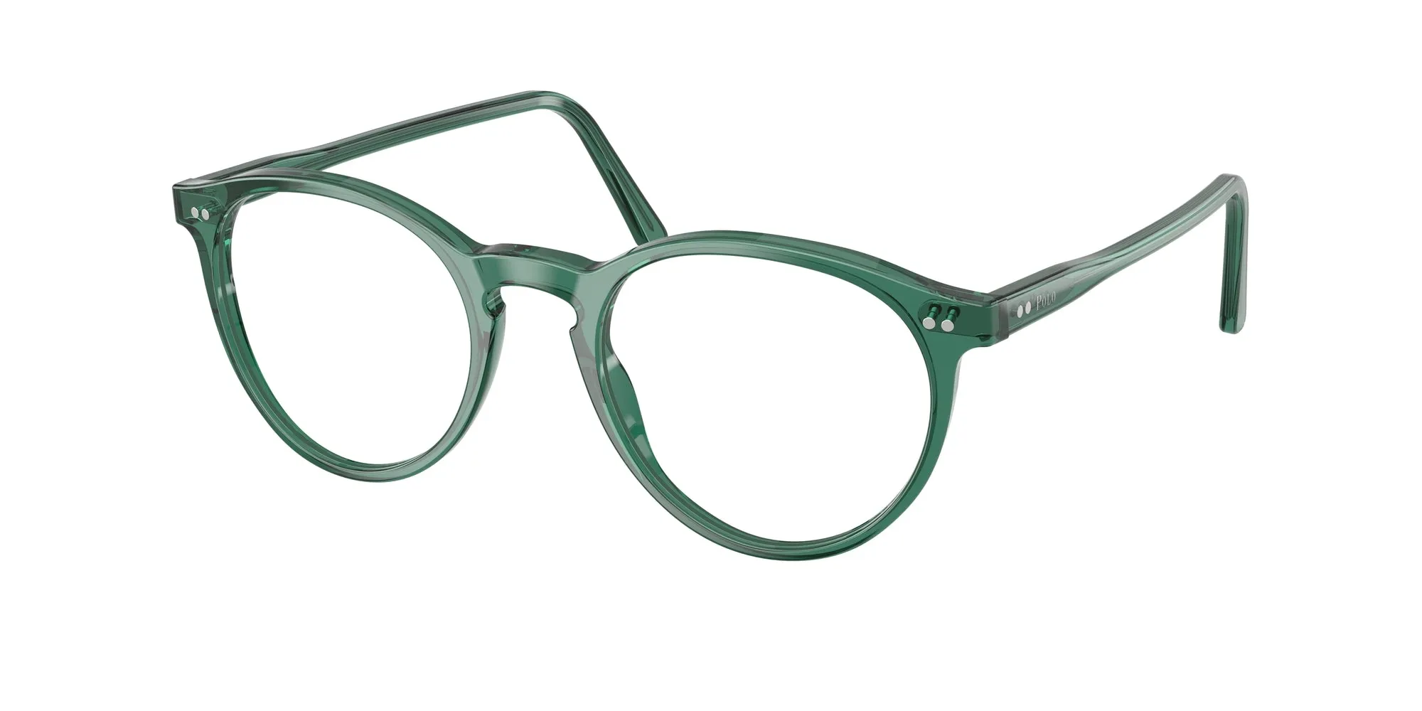 Polo Ralph Lauren PH2083 6084 Montature da vista Acetato Verde Trasparente Pantos Normale - immagine 1