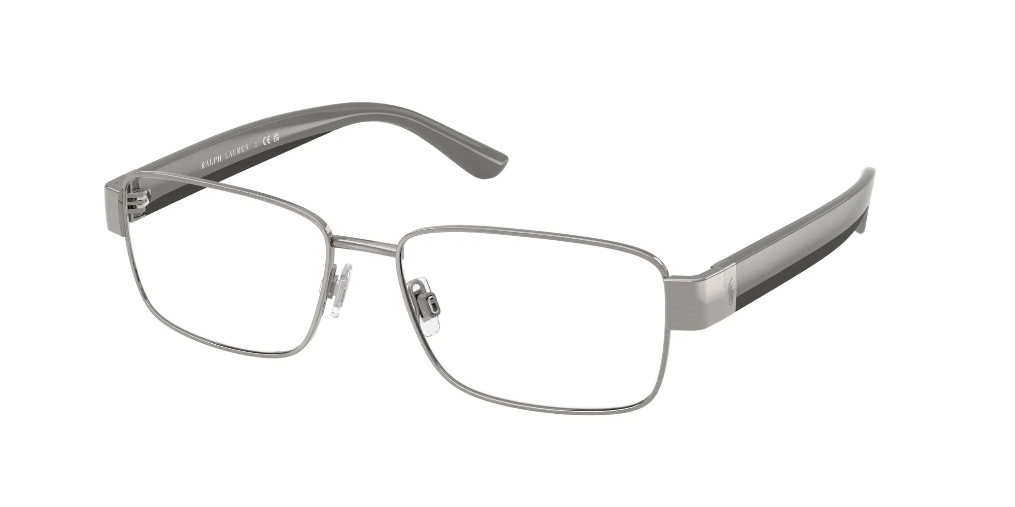 Polo Ralph Lauren PH1239 9266 Montature da vista Metallo Grigio Squadrata Normale - immagine 1