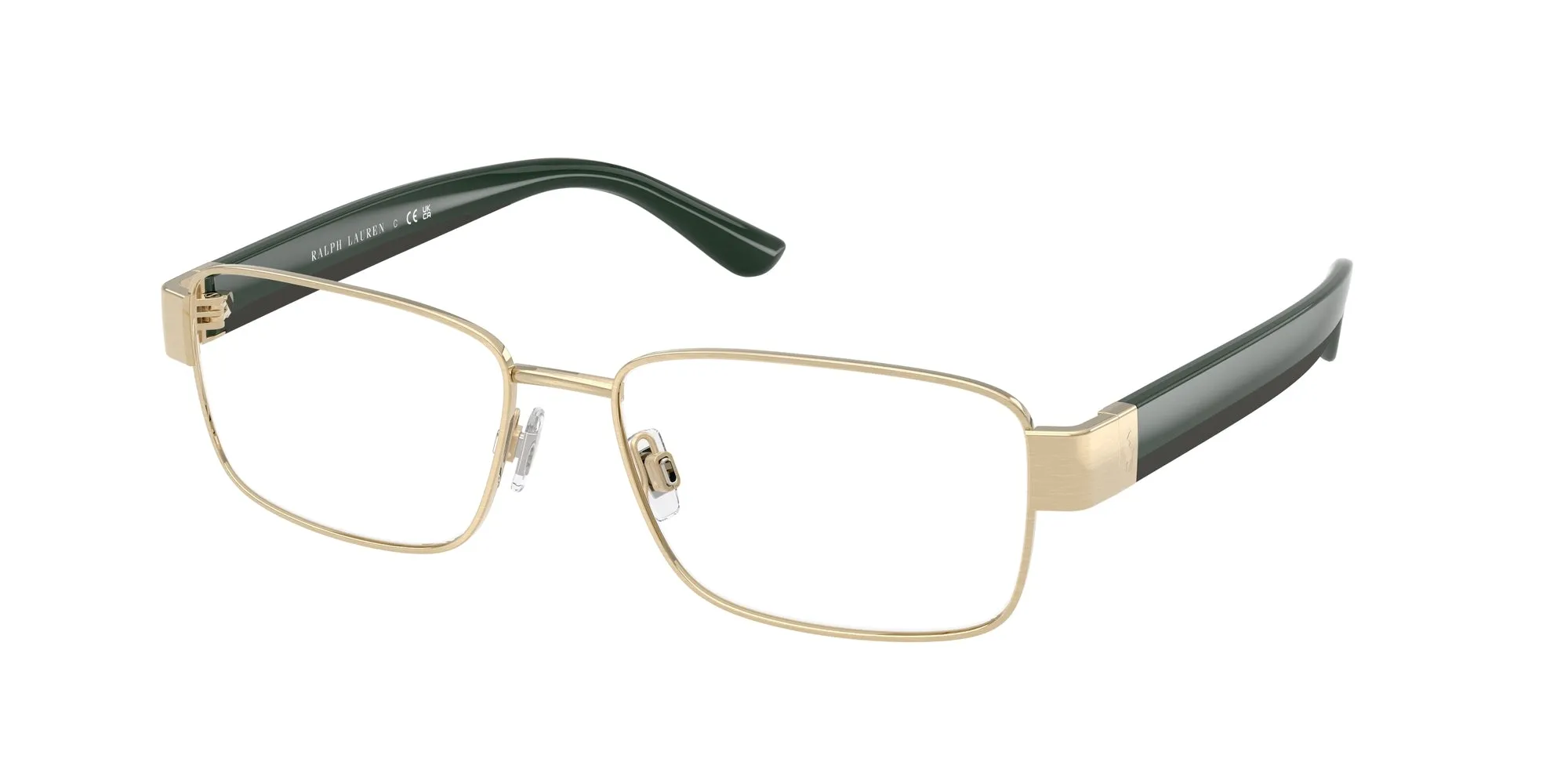 Polo Ralph Lauren PH1239 9211 Montature da vista Metallo Oro Squadrata Normale - immagine 1