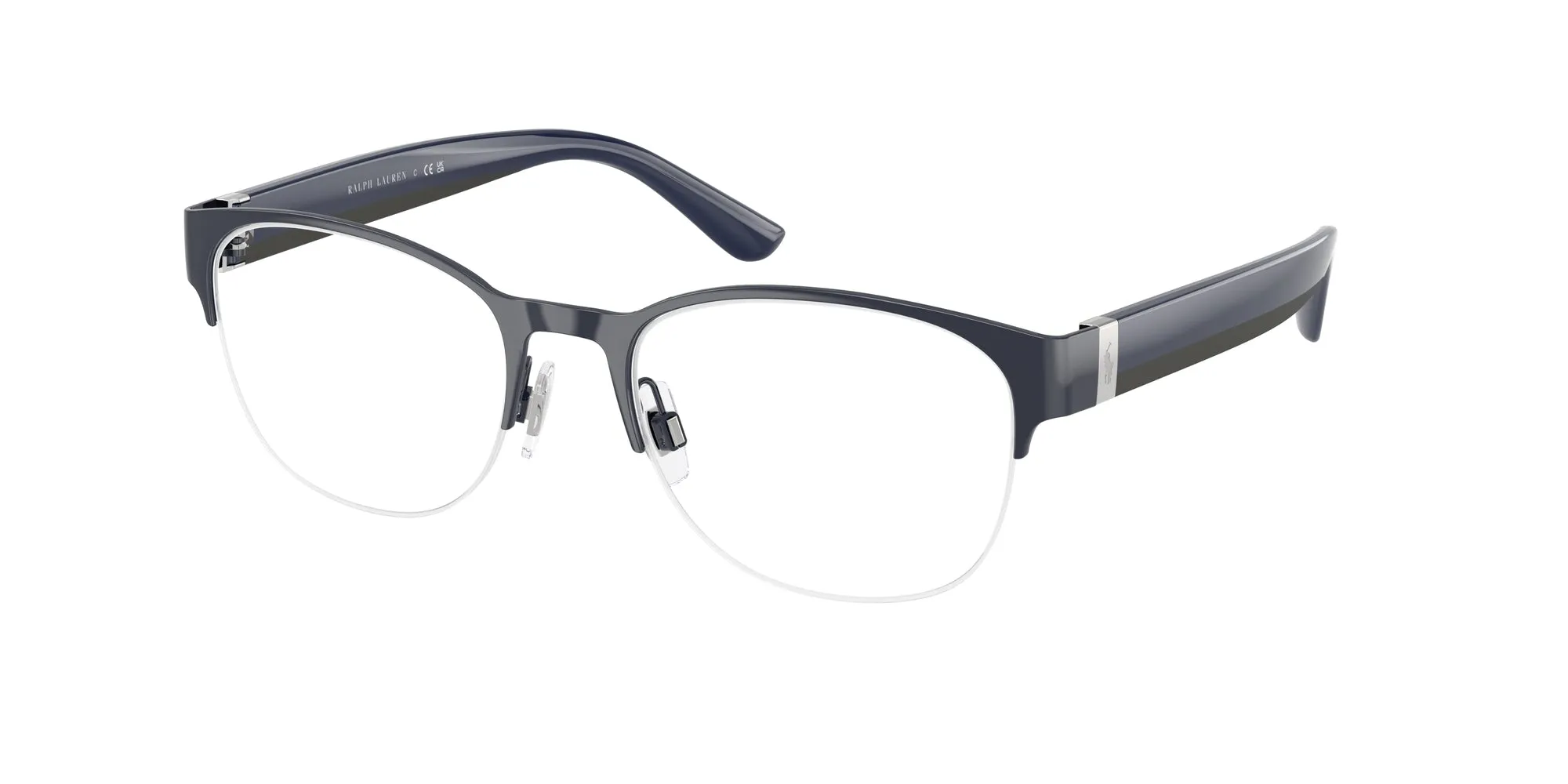 Polo Ralph Lauren PH1238 9436 Montature da vista Metallo Blu Rotonda Normale - immagine 1