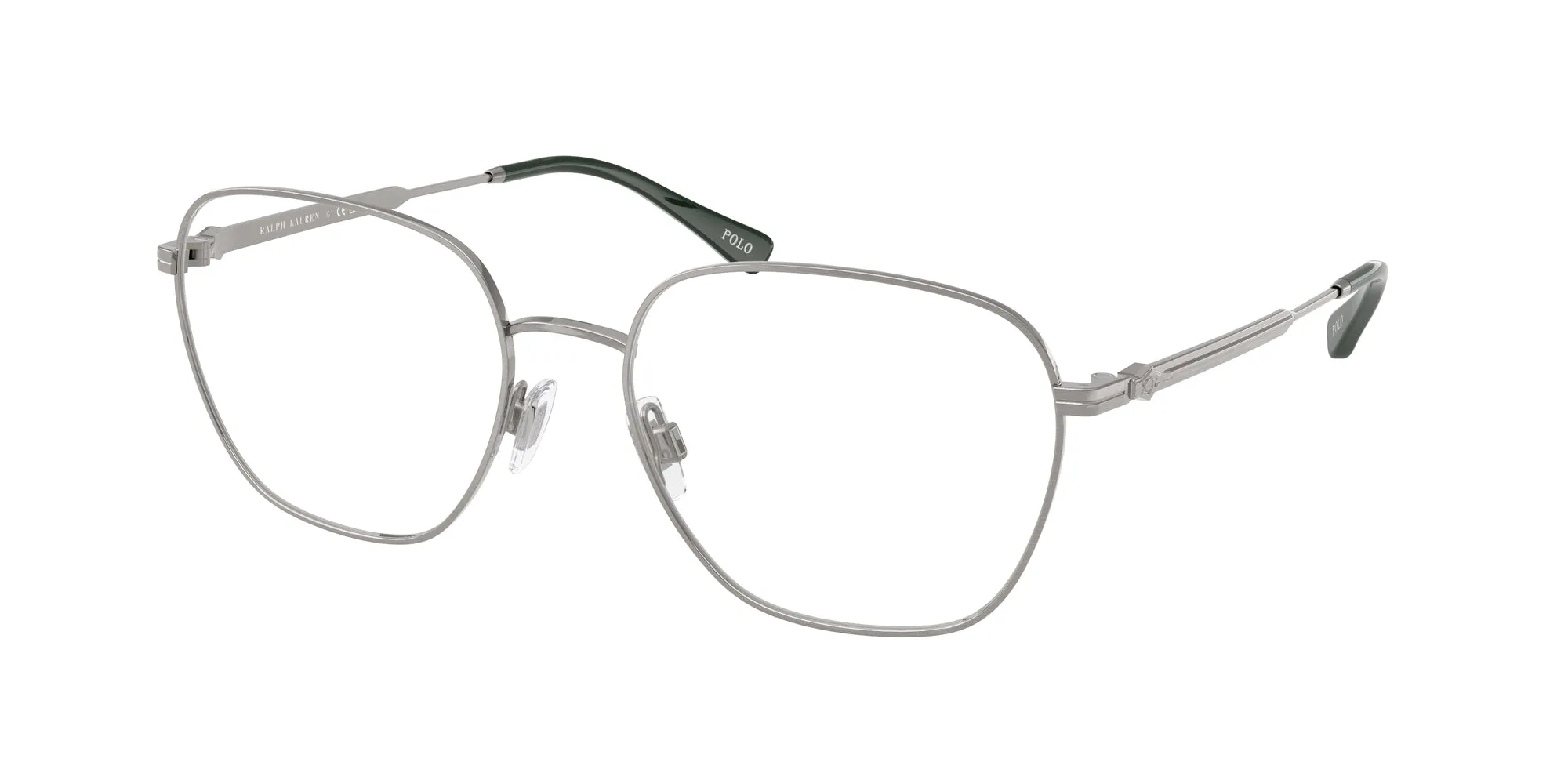 Polo Ralph Lauren PH1237 9266 Montature da vista Metallo Grigio Geometrica Normale - immagine 1