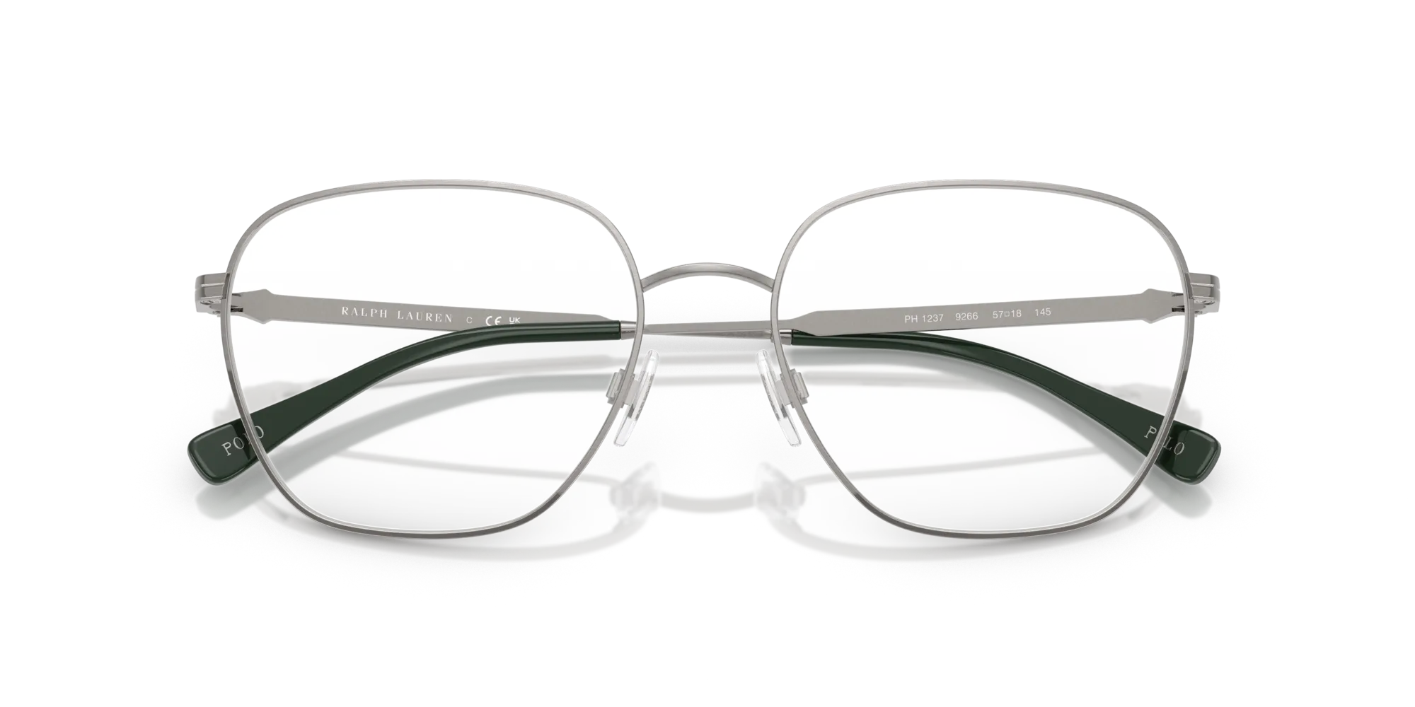 Polo Ralph Lauren PH1237 9266 Montature da vista Metallo Grigio Geometrica Normale - immagine 2