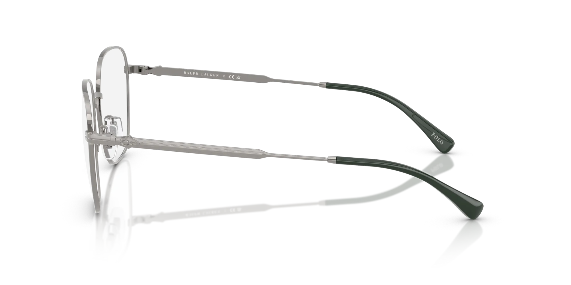 Polo Ralph Lauren PH1237 9266 Montature da vista Metallo Grigio Geometrica Normale - immagine 4