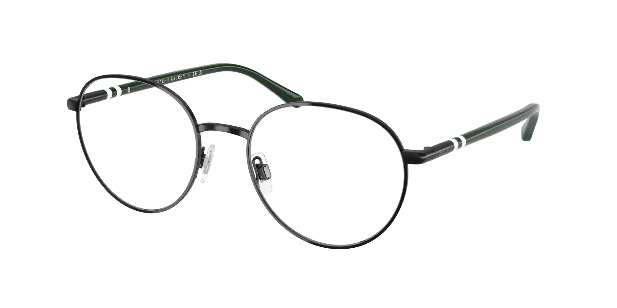 Polo Ralph Lauren PH1236 9267 Montature da vista Metallo Nero Rotonda Normale - immagine 1