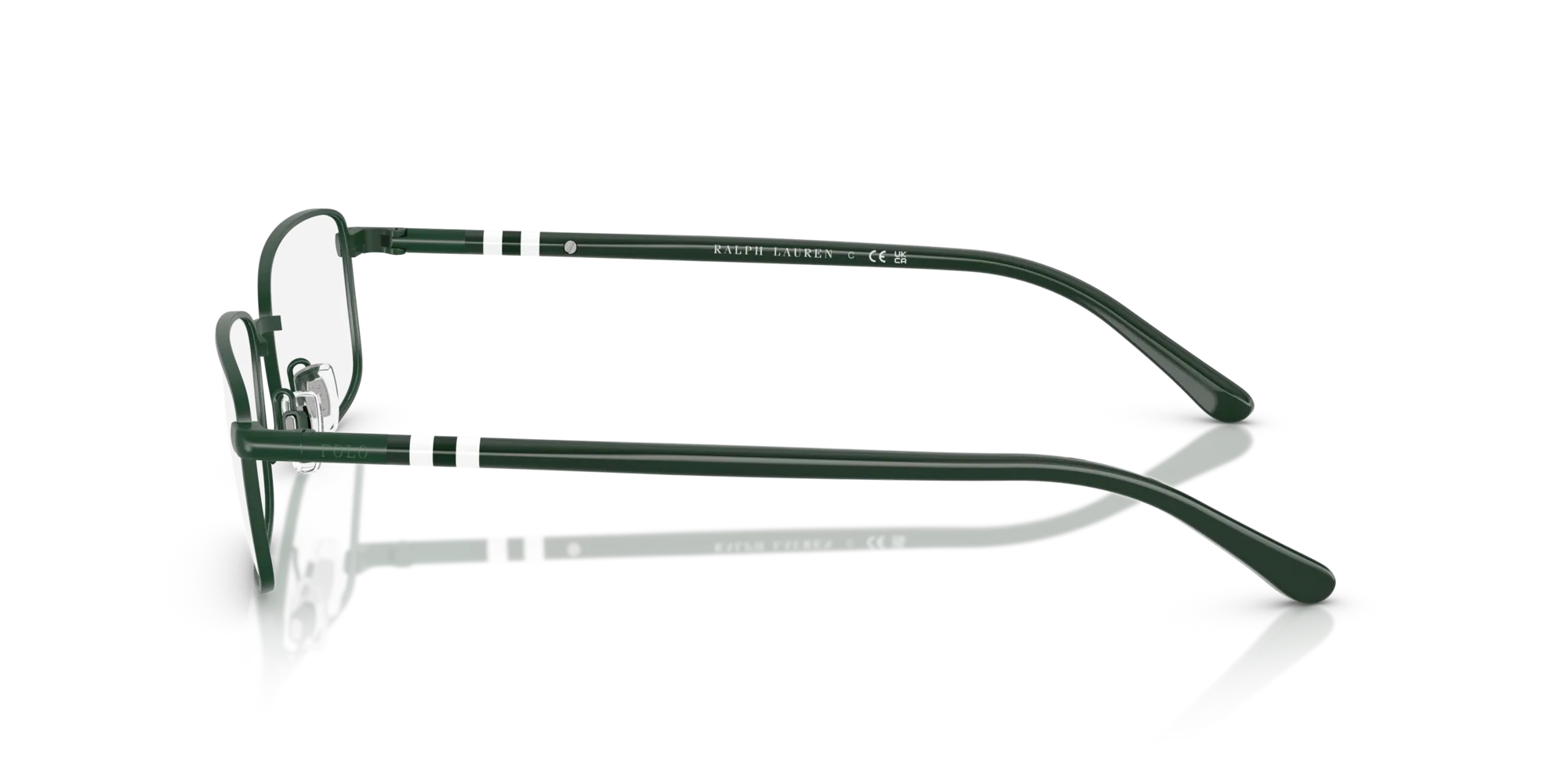 Polo Ralph Lauren PH1235 9482 Montature da vista Metallo Verde Squadrata Normale - immagine 4