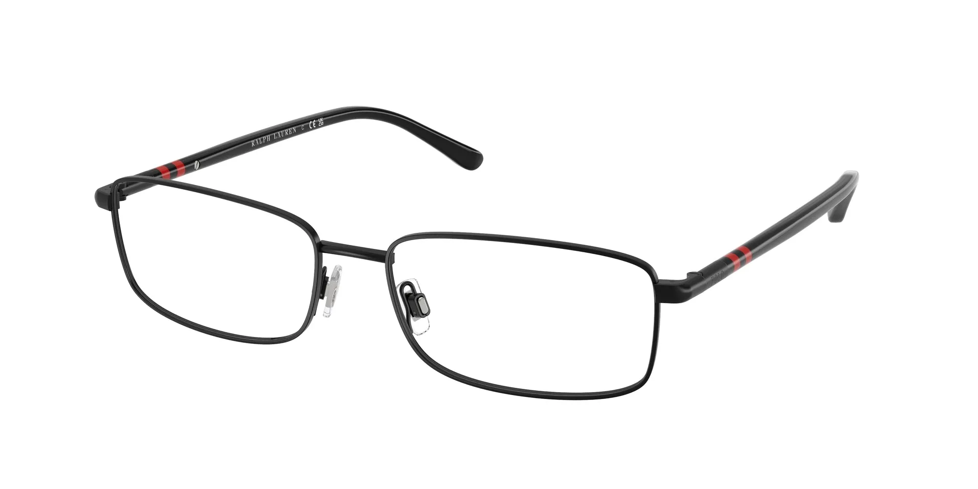 Polo Ralph Lauren PH1235 9325 Montature da vista Metallo Nero Squadrata Normale - immagine 1