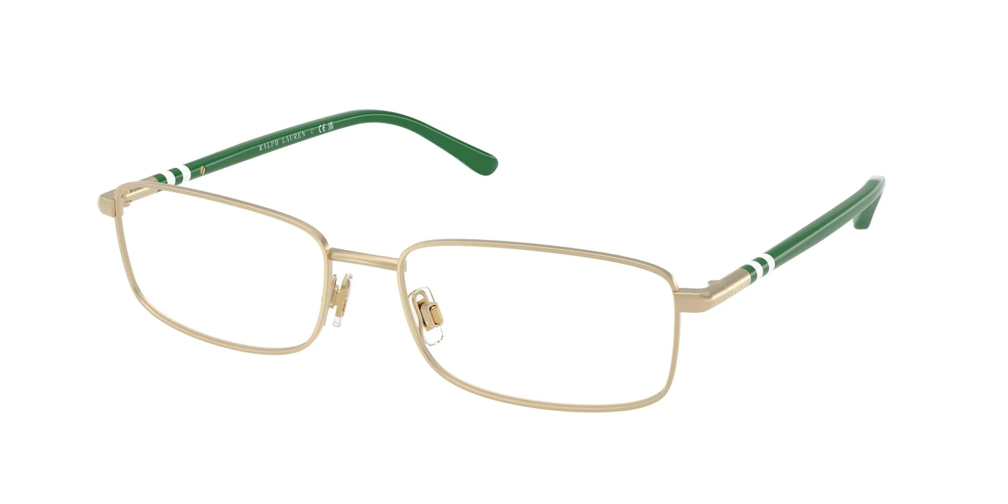 Polo Ralph Lauren PH1235 9211 Montature da vista Metallo Oro Squadrata Normale - immagine 1