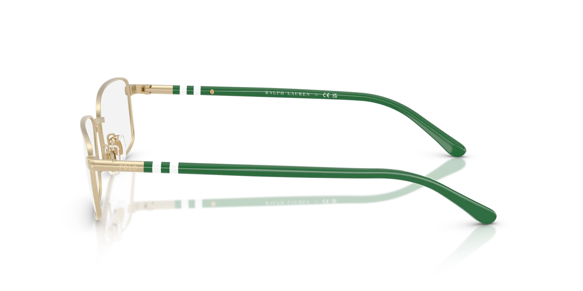 Polo Ralph Lauren PH1235 9211 Montature da vista Metallo Oro Squadrata Normale - immagine 4