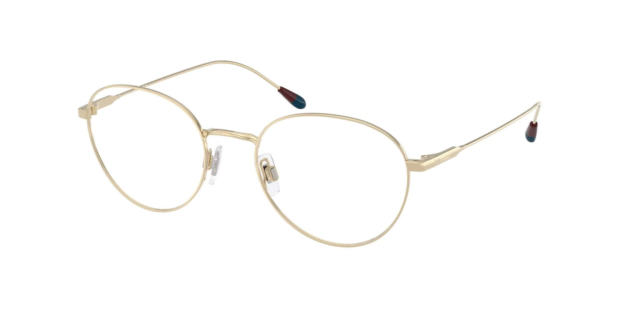 Polo Ralph Lauren PH1208 9425 Montature da vista Metallo Oro Trasparente Rotonda Normale - immagine 1