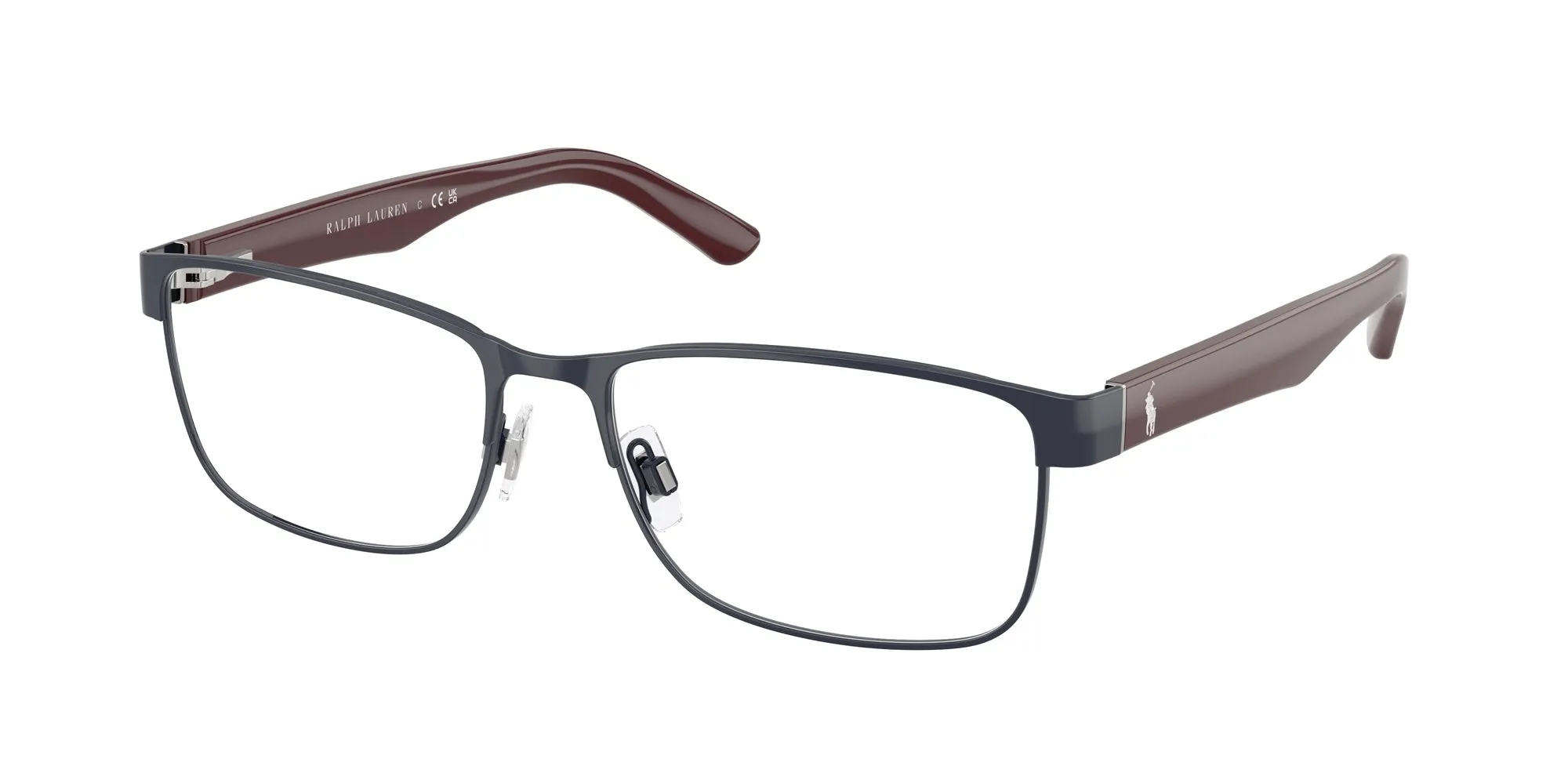 Polo Ralph Lauren PH1157 9273 Montature da vista Metallo Blu Squadrata Normale - immagine 1