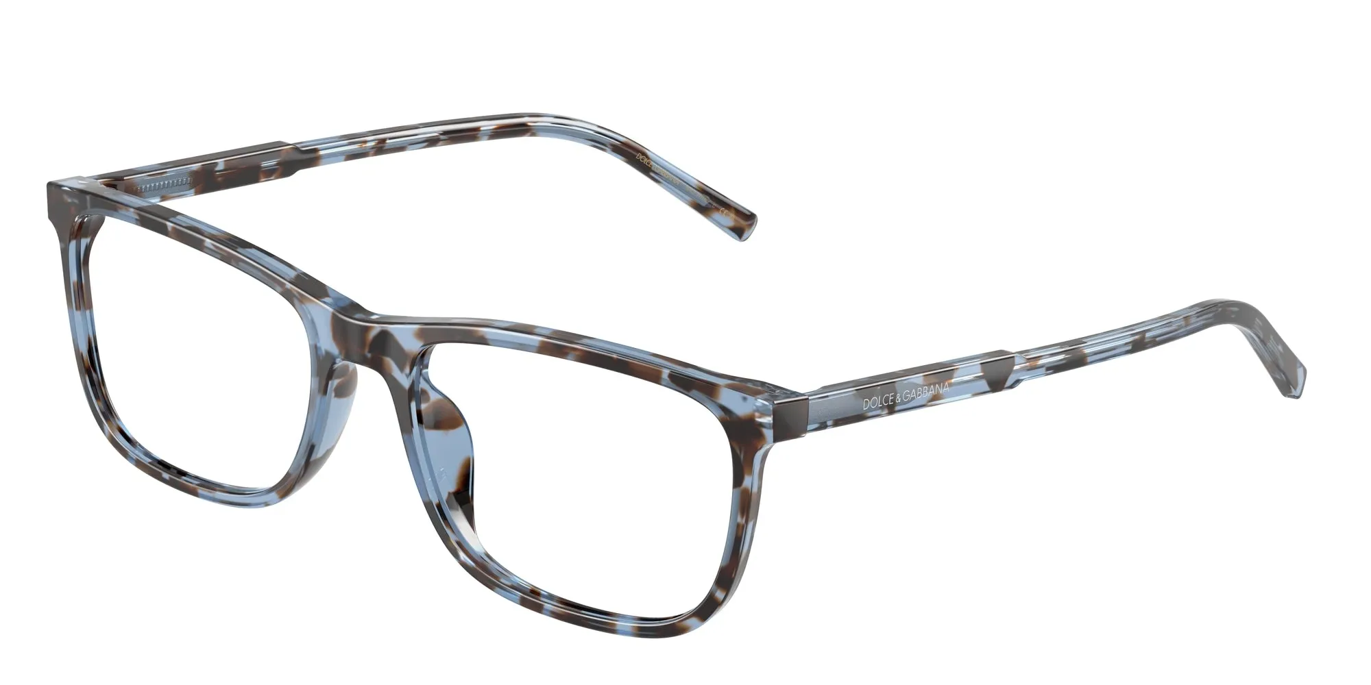 Dolce & Gabbana DG3427 3392 Montature da vista Acetato Blu Squadrata Normale - immagine 1