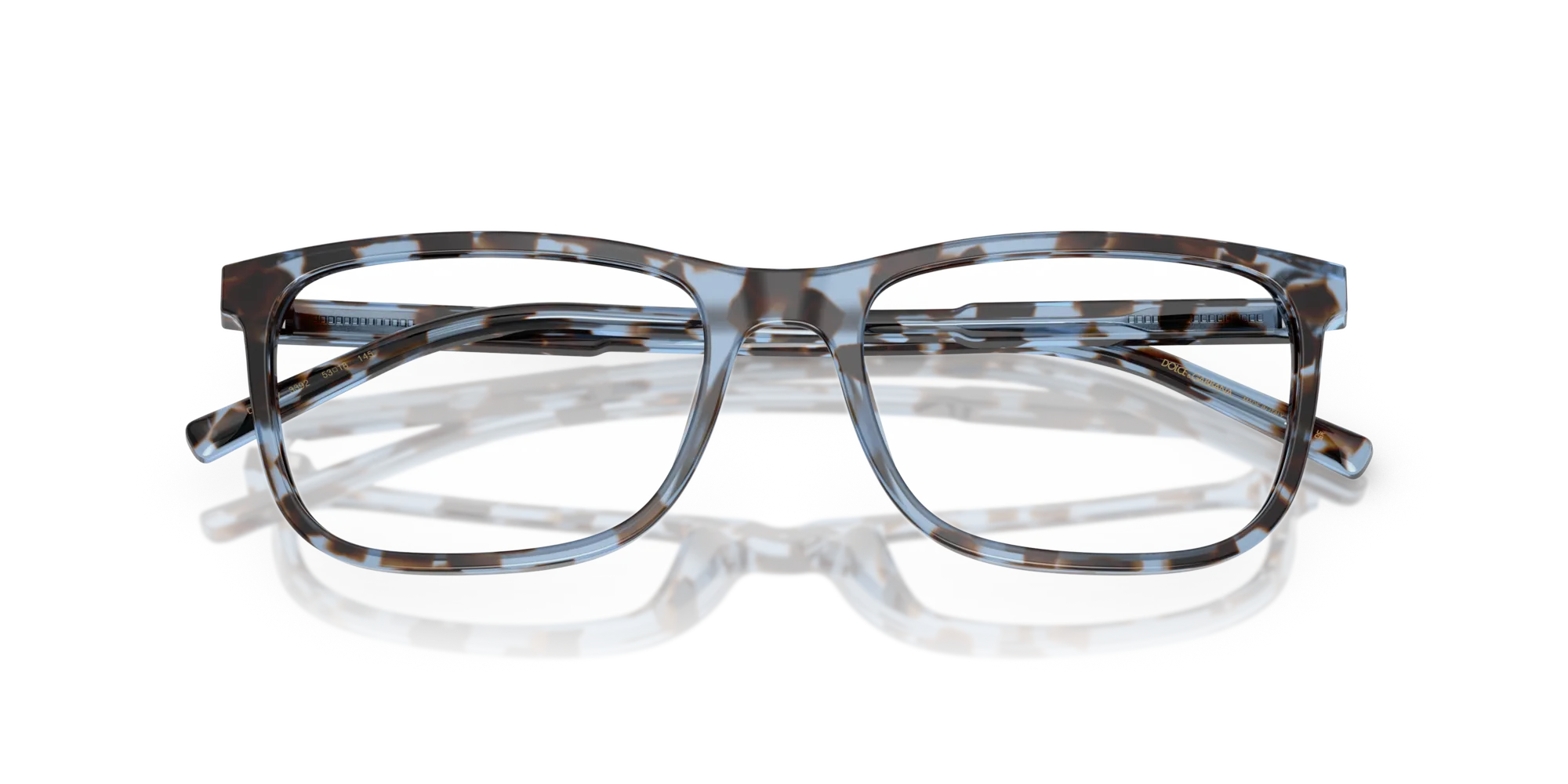 Dolce & Gabbana DG3427 3392 Montature da vista Acetato Blu Squadrata Normale - immagine 2