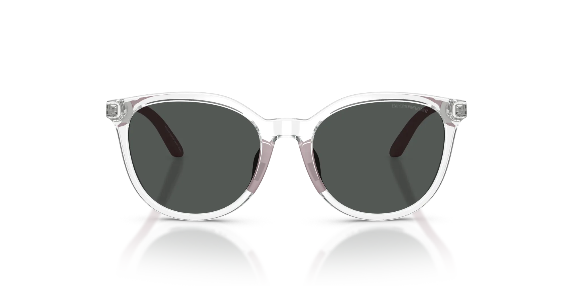 Emporio Armani EK4007U 589387 Occhiali da sole Iniettato Trasparente Grigio Cat Eye Normale - immagine 3